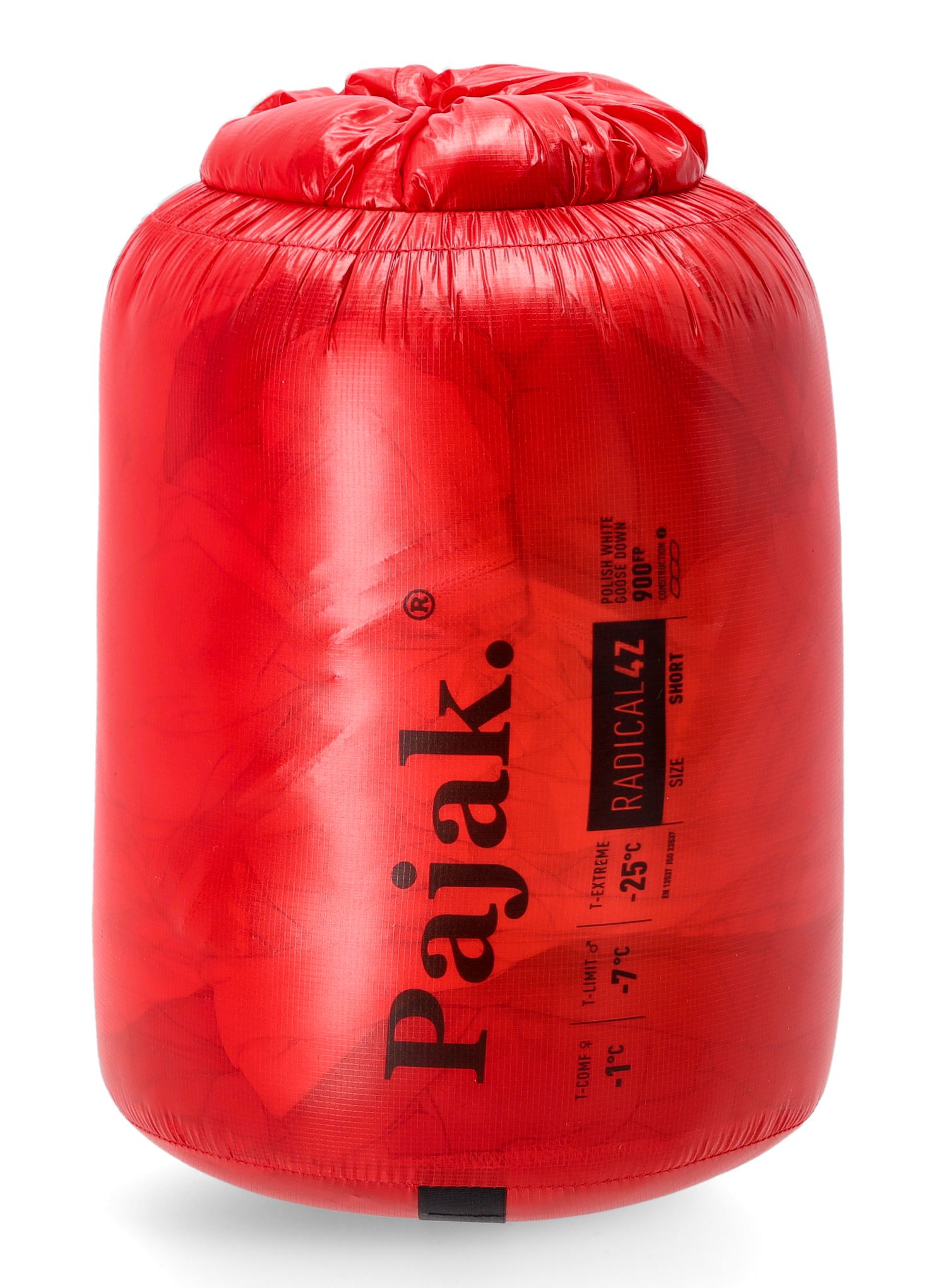 Спальний мішок пуховий Pajak Radical 4Z (165 cm) - red