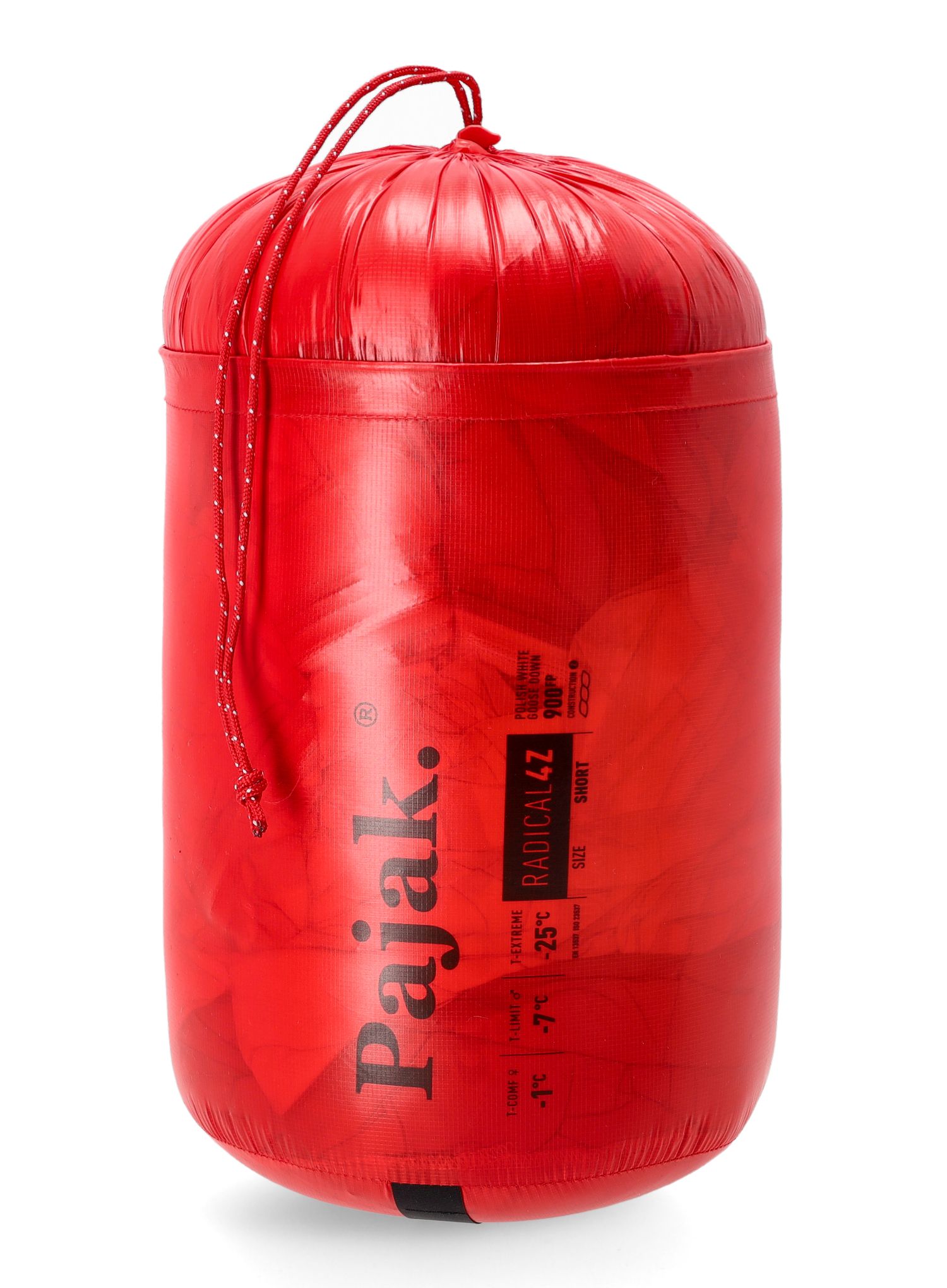 Спальний мішок пуховий Pajak Radical 4Z (165 cm) - red