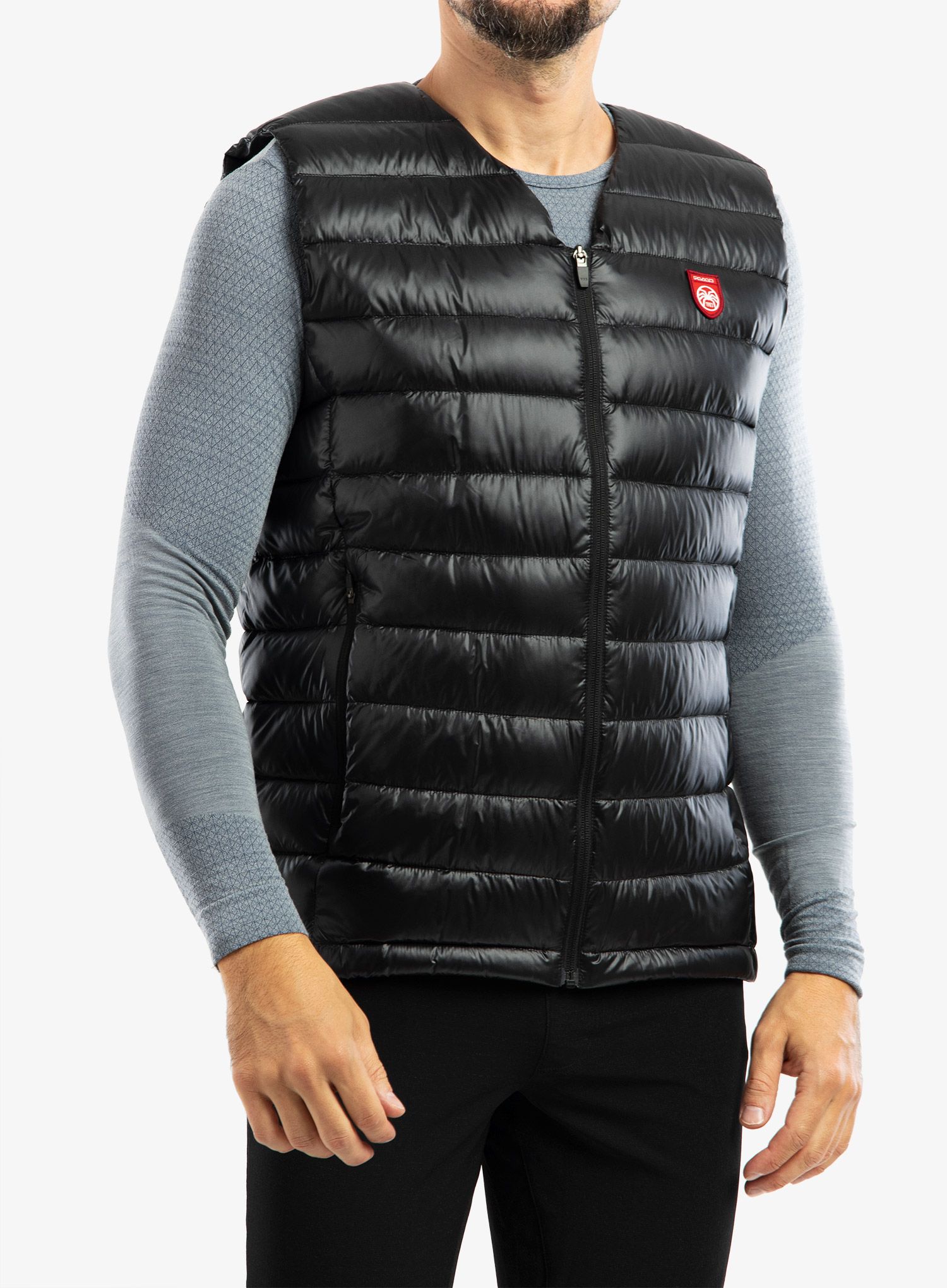 Жилет пуховий Pajak Shadow V-Neck - black