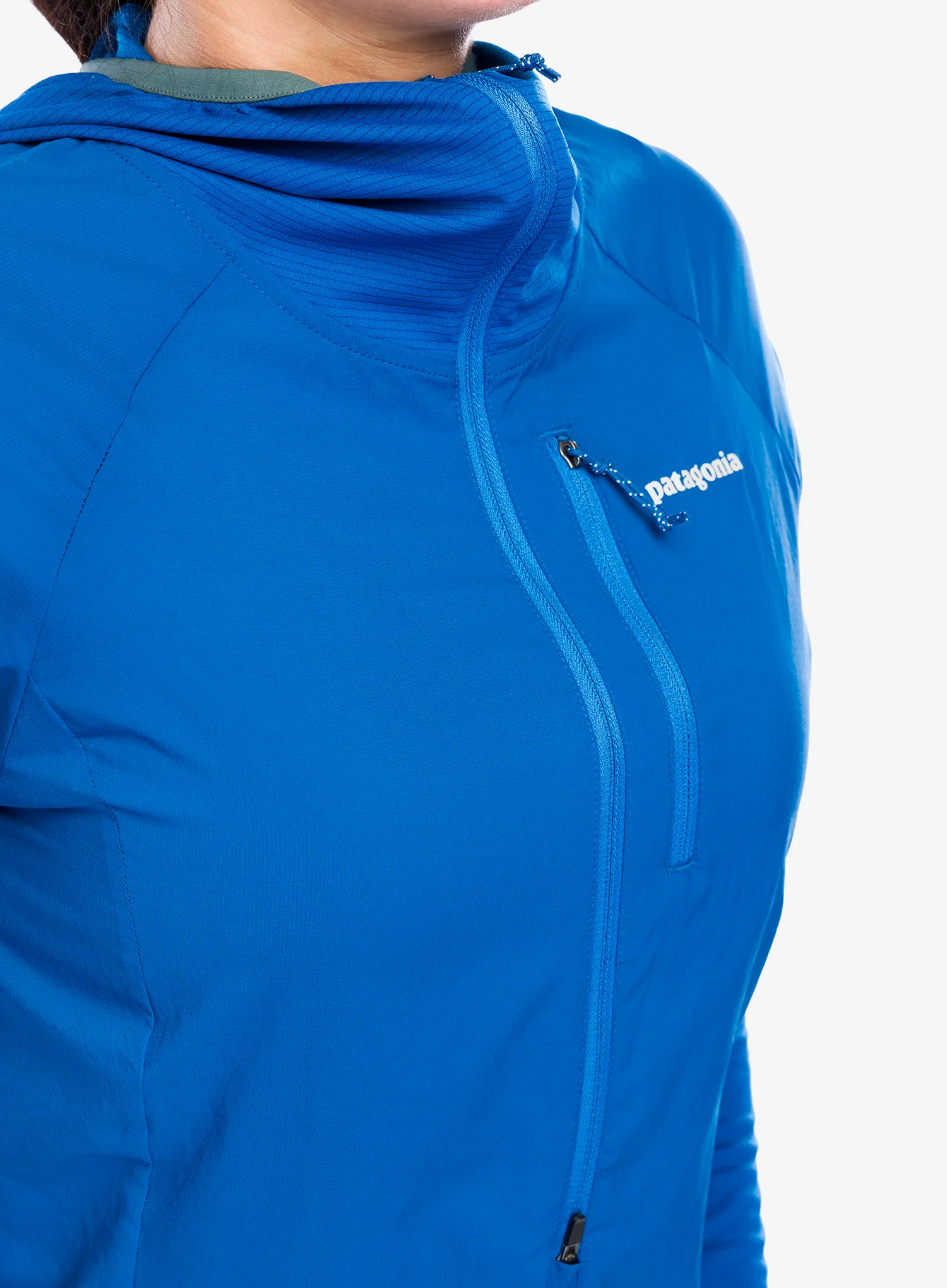 Куртка для бігу жіноча Patagonia Airshed Pro Pullover - endles blue