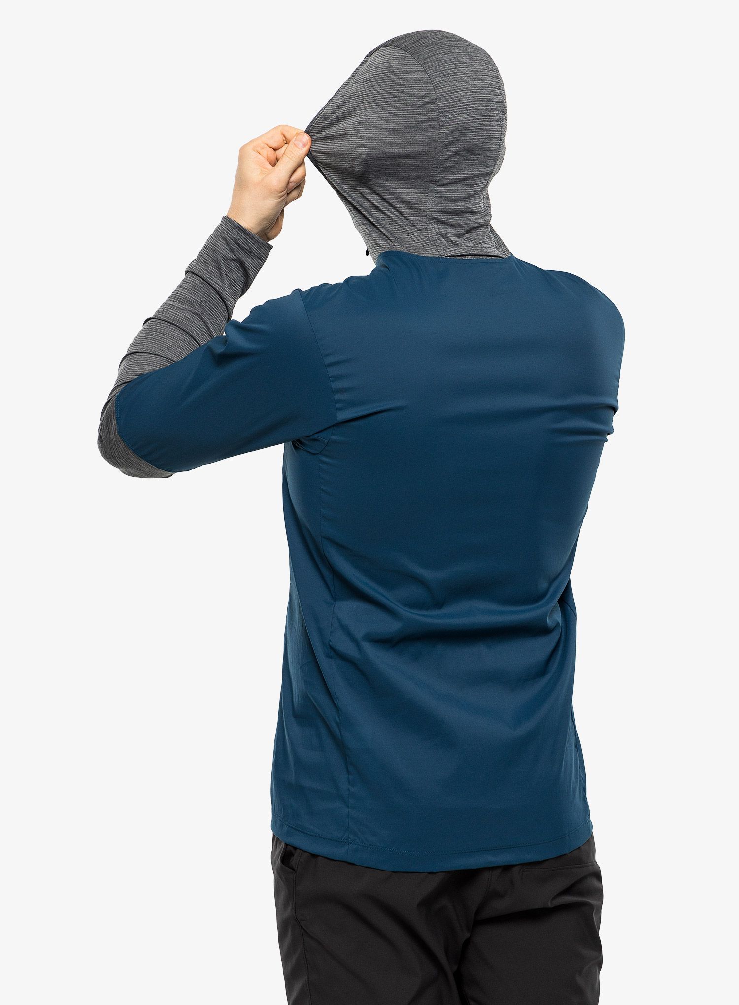 Куртка для бігу Patagonia Airshed Pro Pullover - lago blue