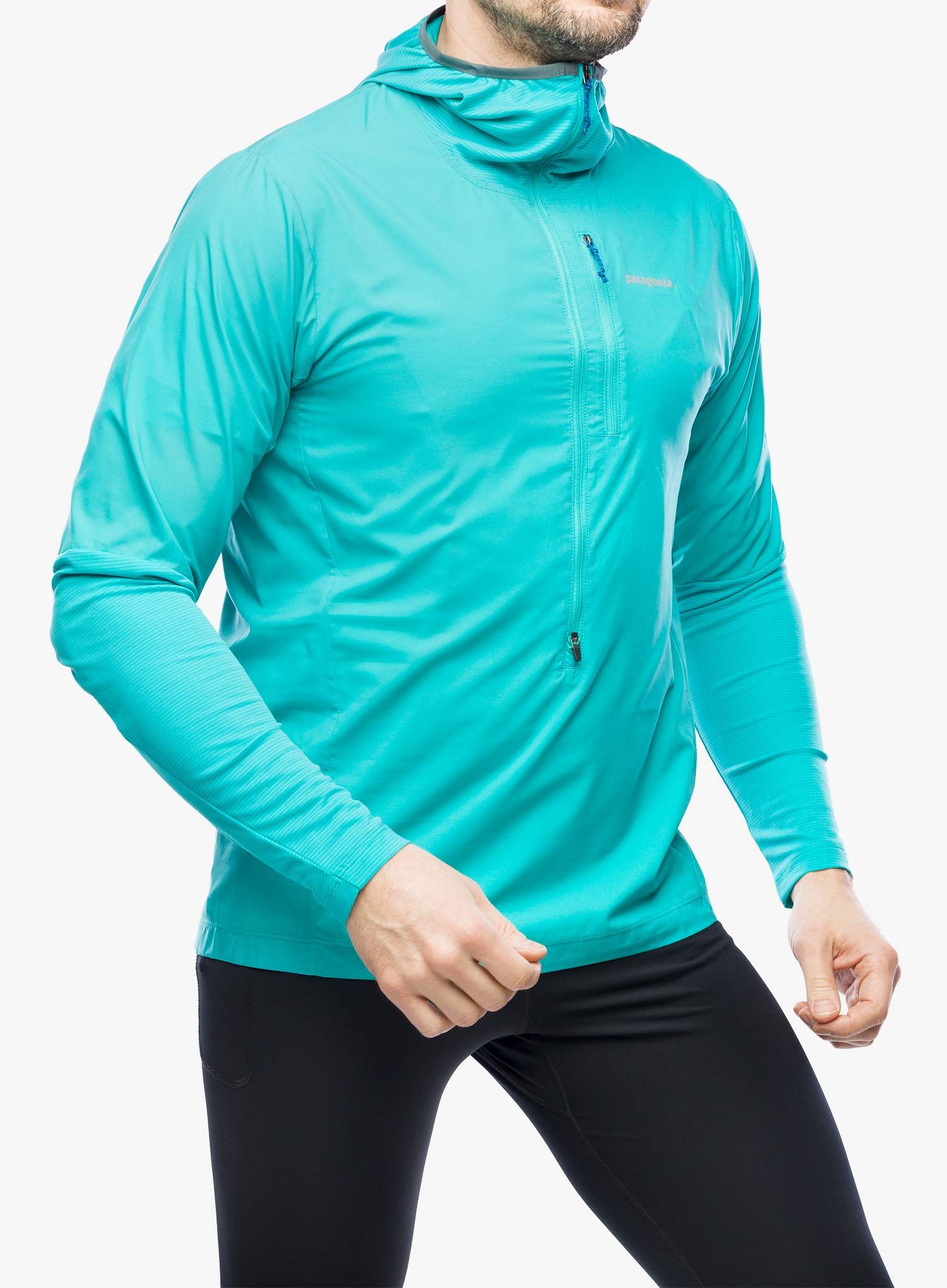 Куртка для бігу Patagonia Airshed Pro Pullover - subtidal blue
