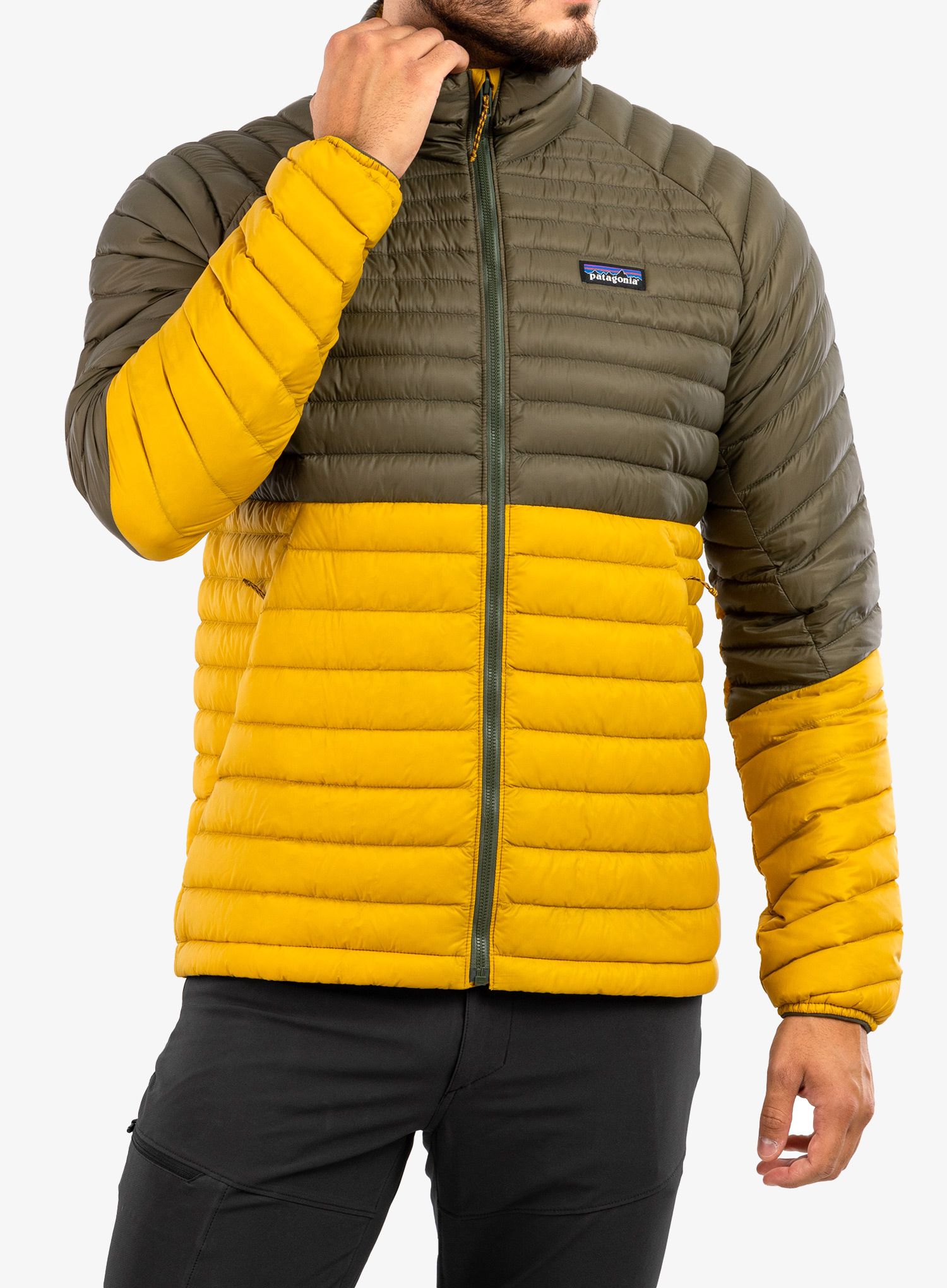 Пуховик Patagonia AlpLight Down Jacket - cabin gold