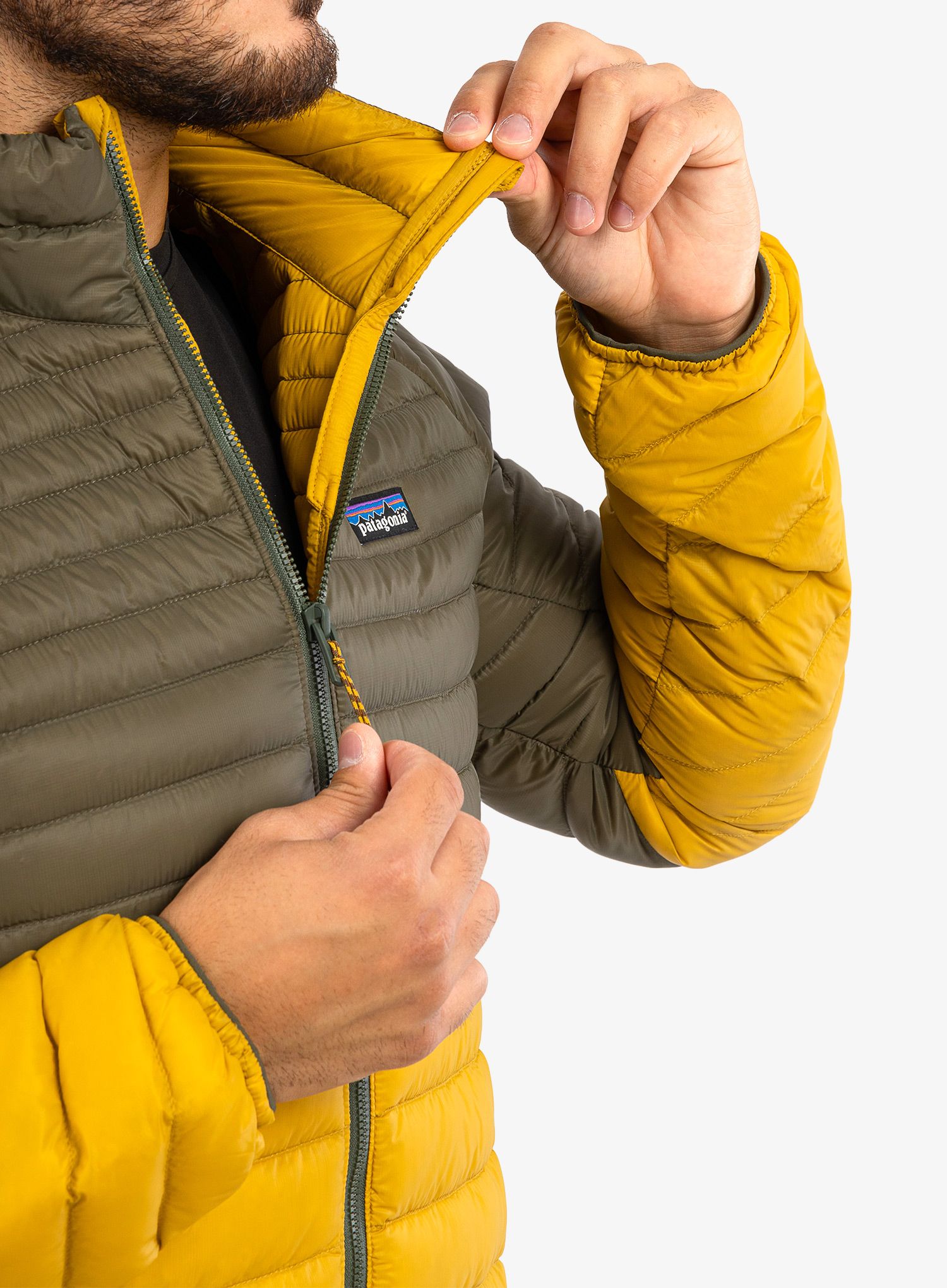 Пуховик Patagonia AlpLight Down Jacket - cabin gold