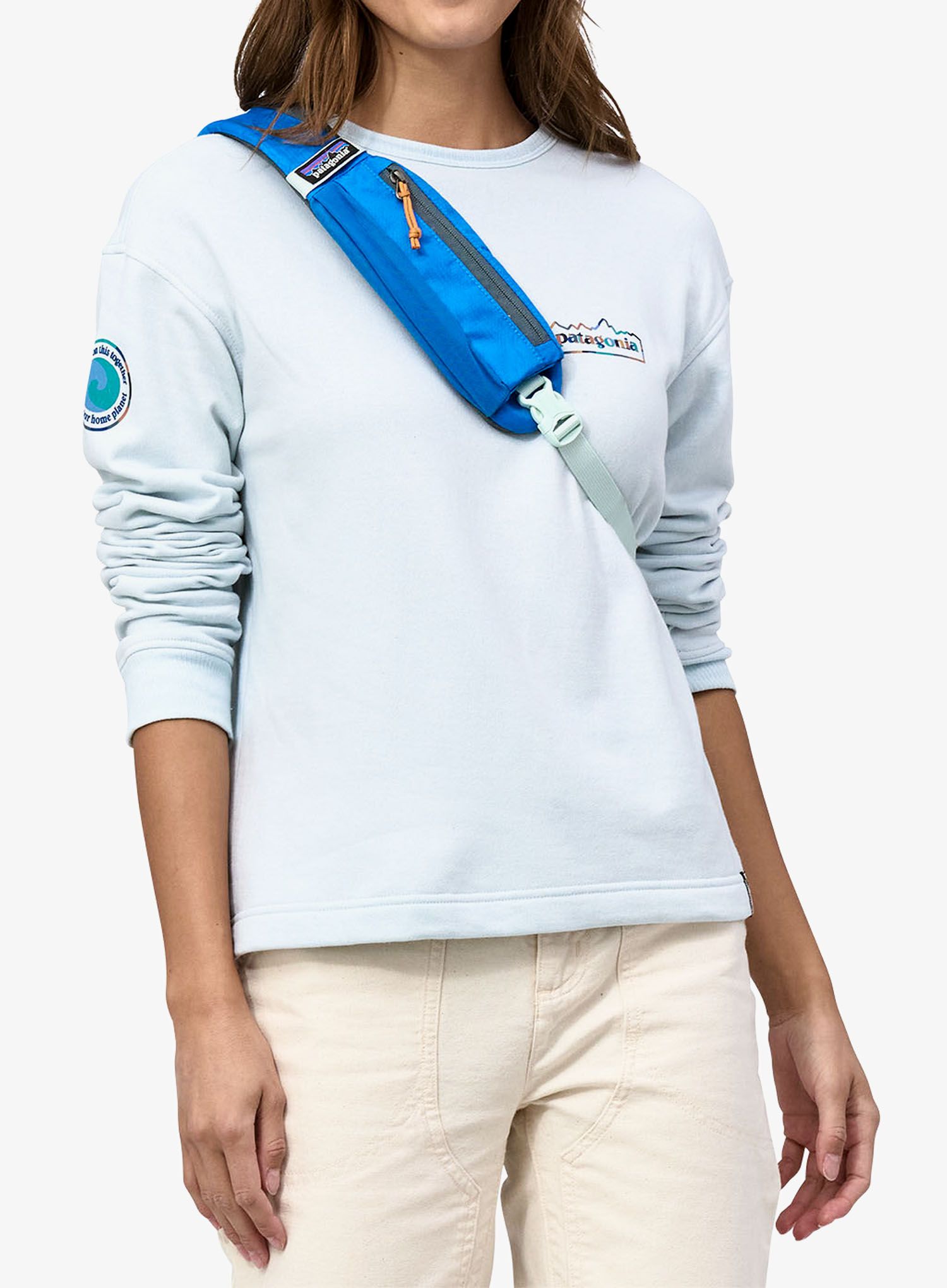 Рюкзак міський Patagonia Atom Sling 8L - patchwork/vessel blue