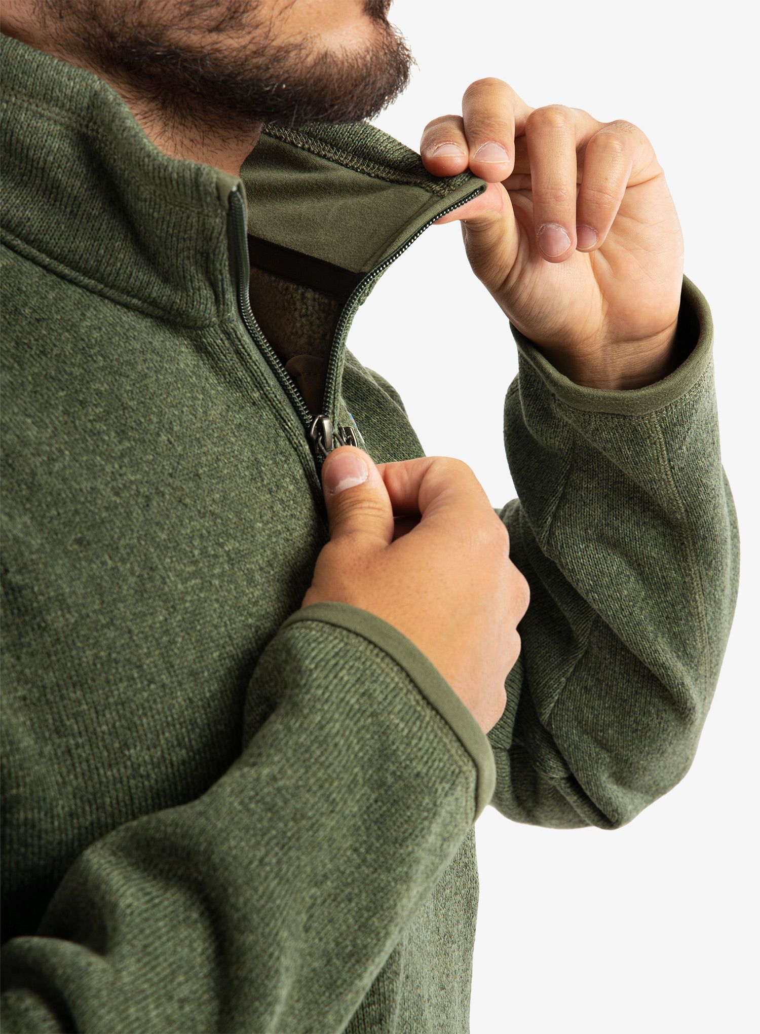 Фліска Patagonia Better Sweater 1/4 Zip - industrial green