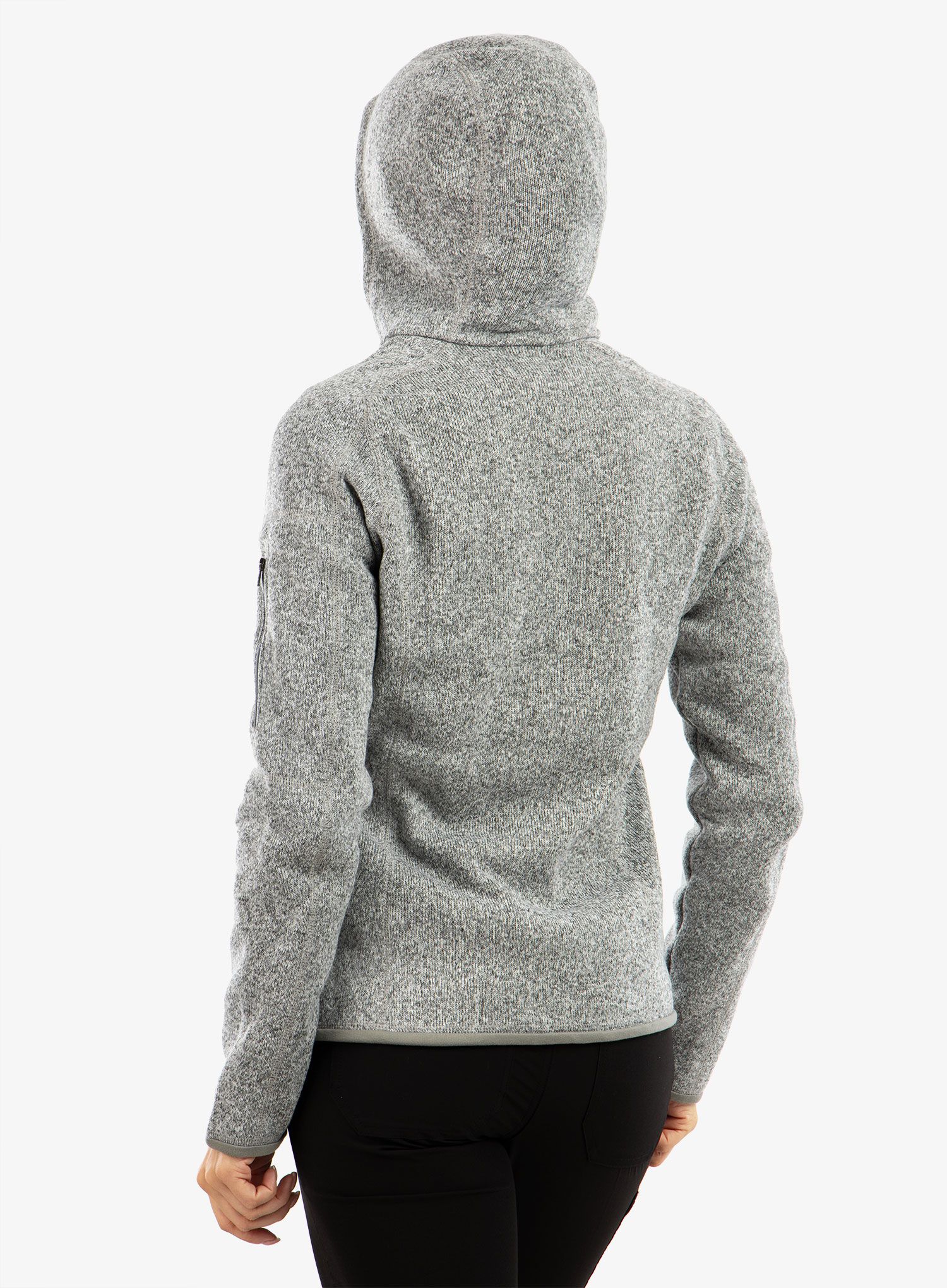 Фліска жіноча Patagonia Better Sweater Hoody - birch white