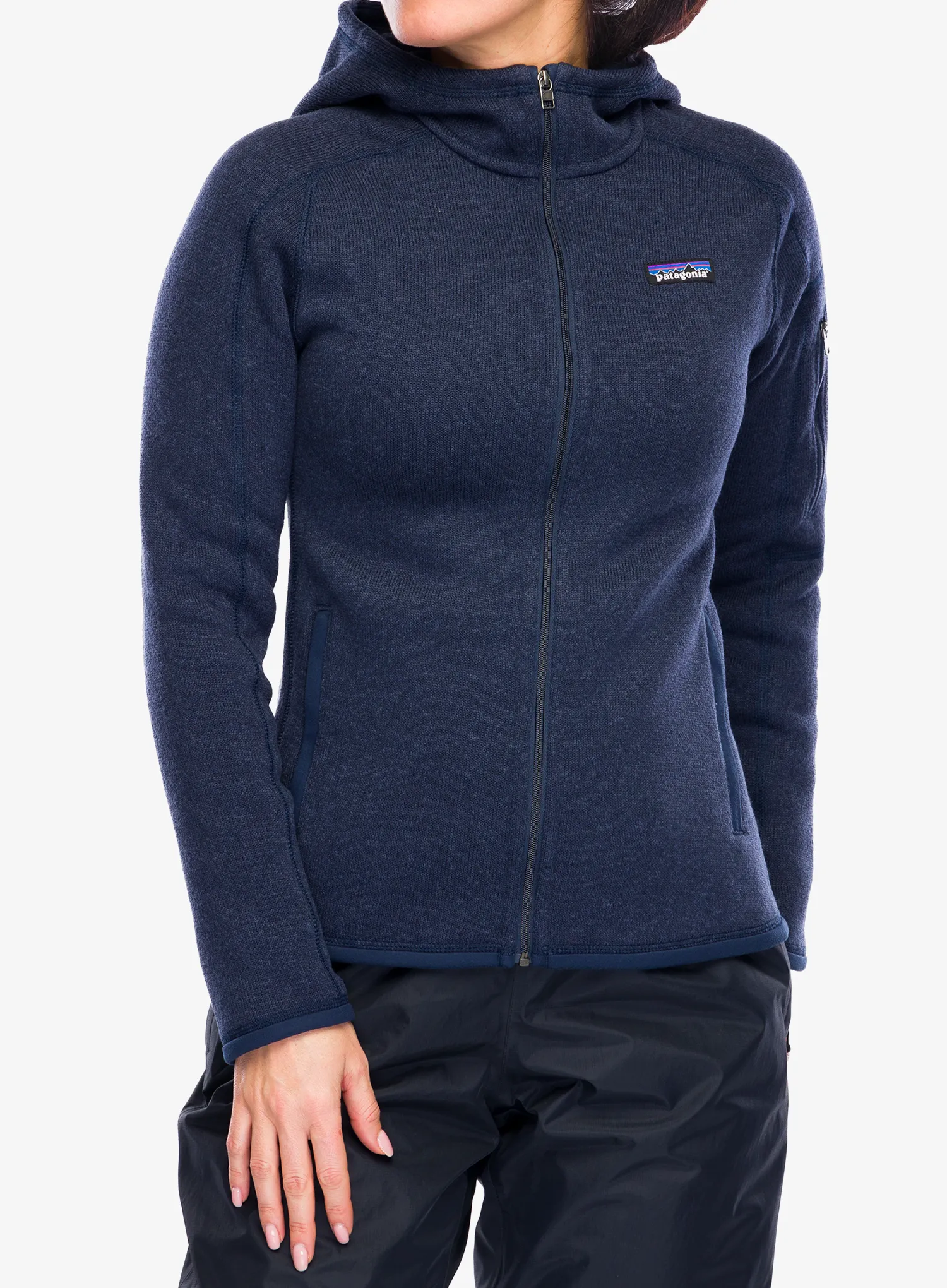 Фліска жіноча Patagonia Better Sweater Hoody - neo navy