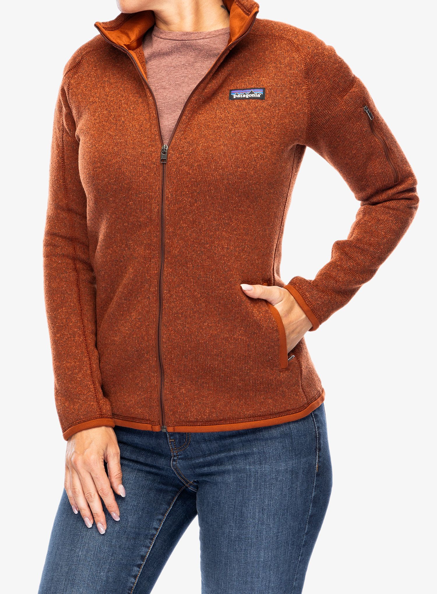 Фліска жіноча Patagonia Better Sweater Jacket - burnished red
