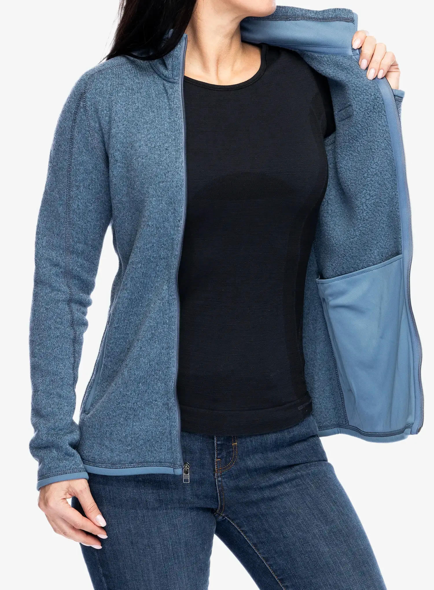 Фліска жіноча Patagonia Better Sweater Jacket - utility blue