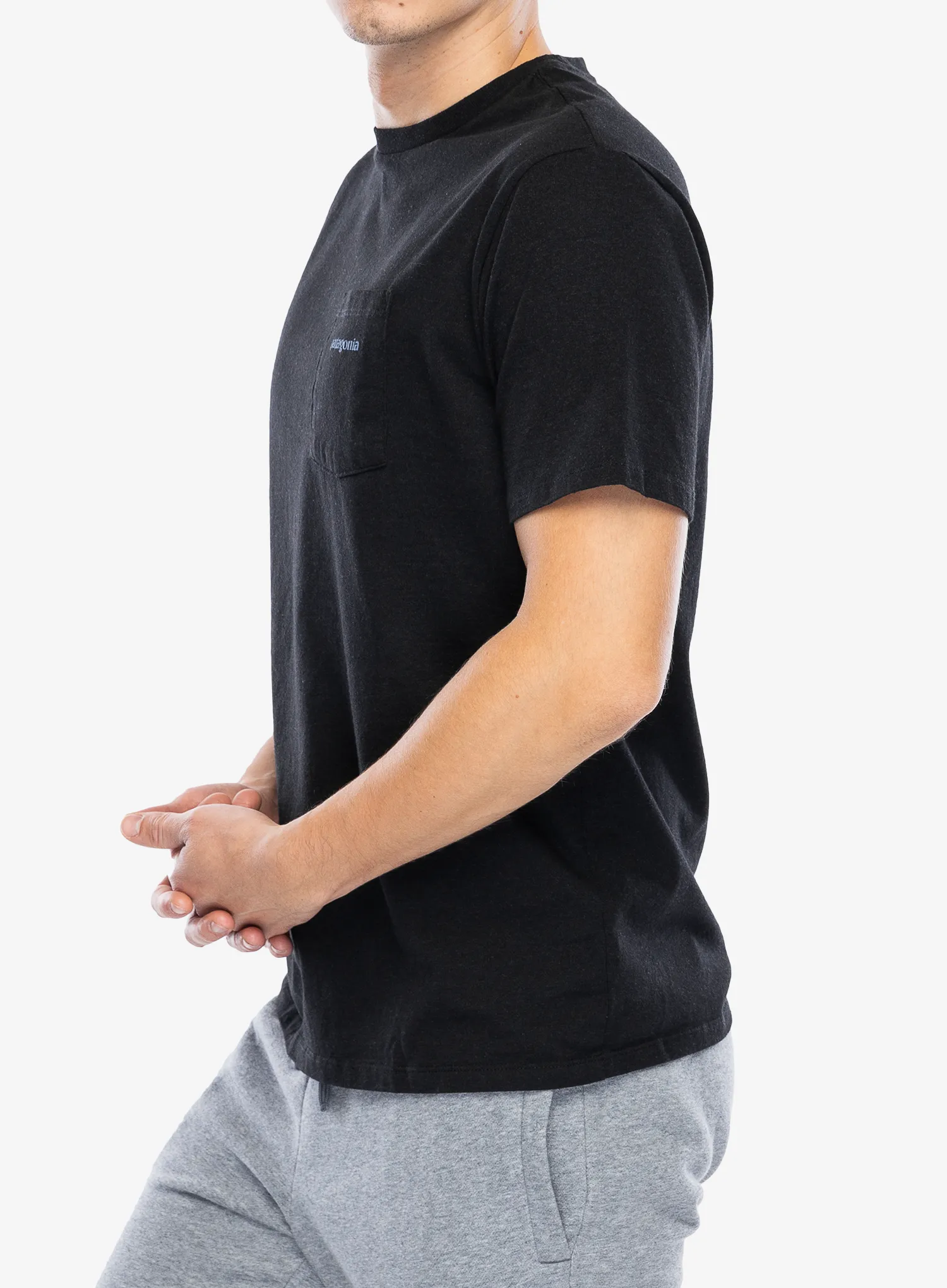 Футболка Patagonia Boardshort Logo Pocket Responsibili-Tee - ink black