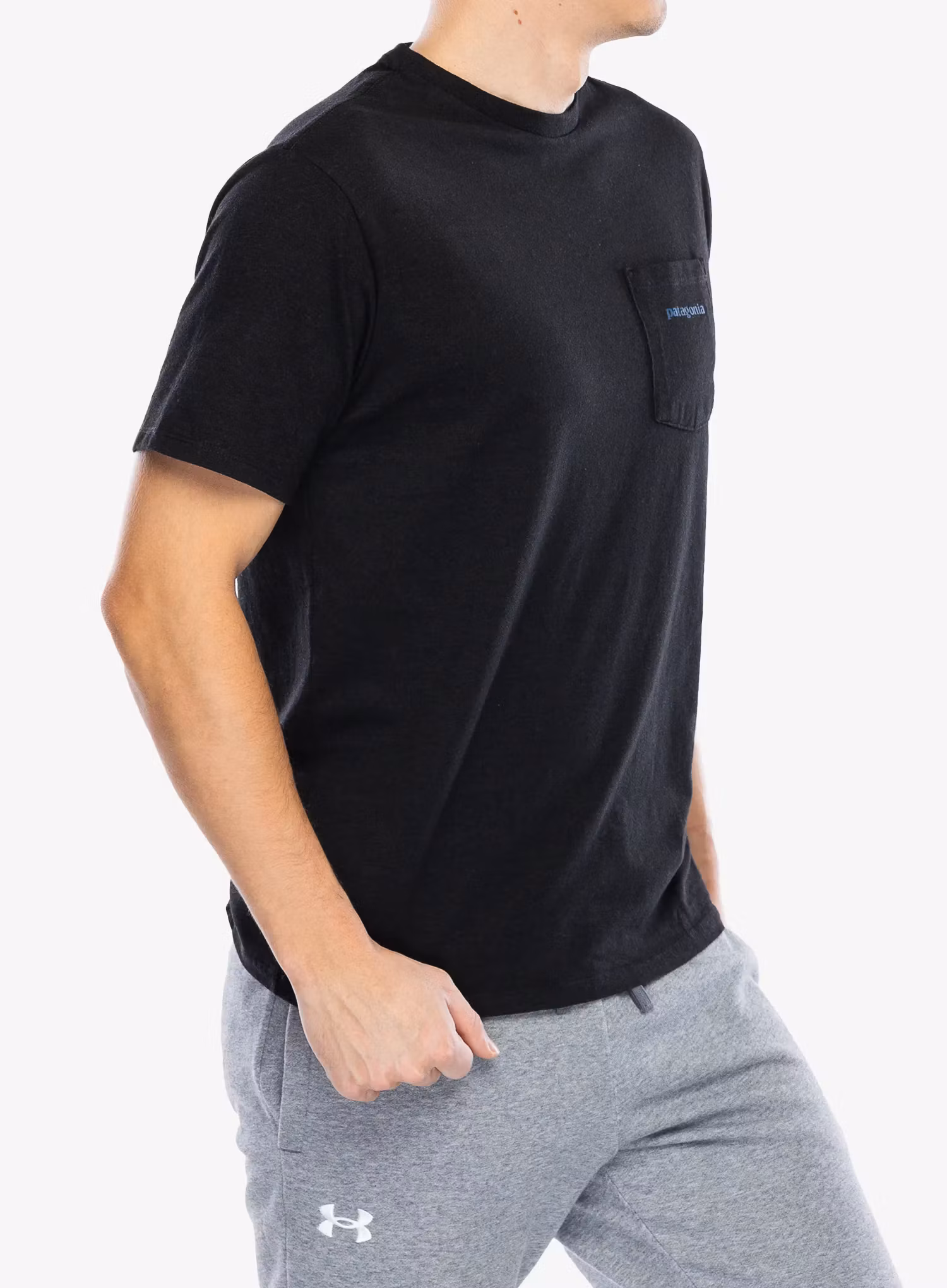 Футболка Patagonia Boardshort Logo Pocket Responsibili-Tee - ink black