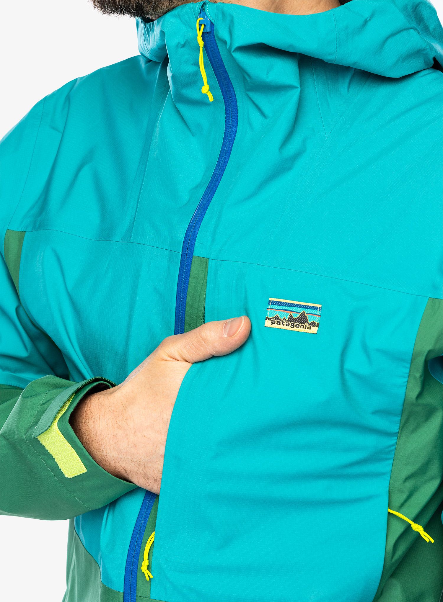 Куртка дощовик Patagonia Boulder Fork Rain Jacket - gather green