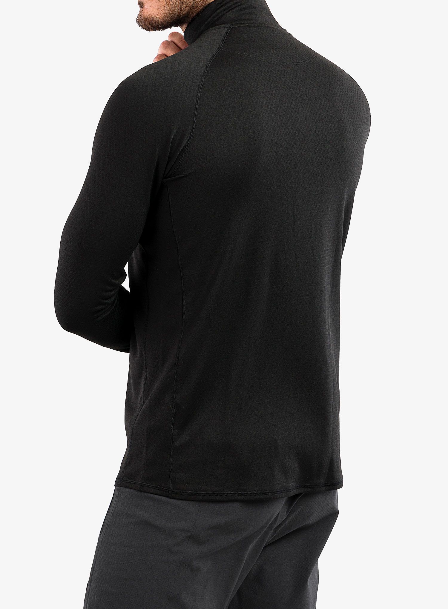 Термокофта Patagonia Capilene MW Zip-Neck - black