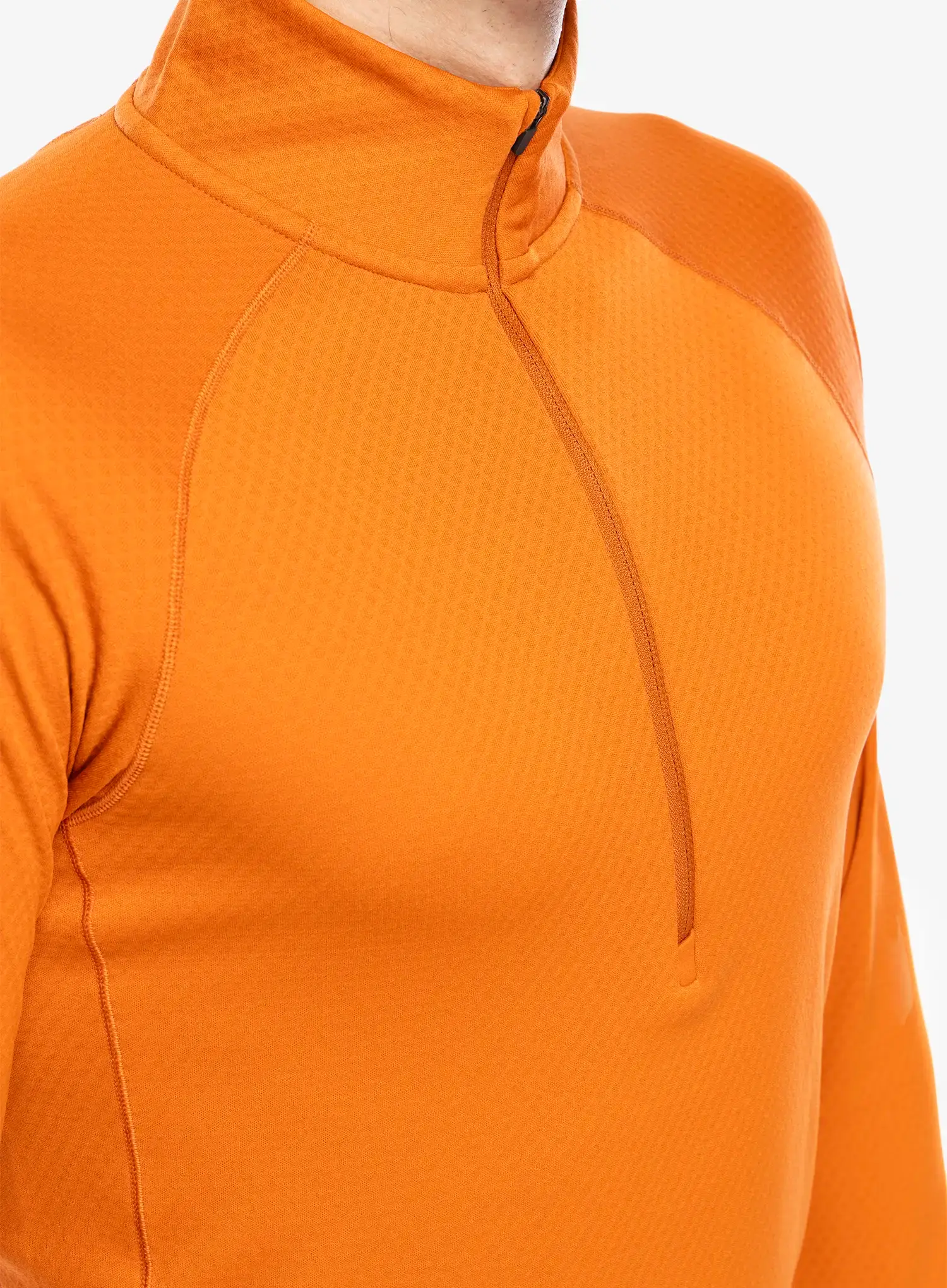 Термокофта Patagonia Capilene MW Zip-Neck - redtail rust