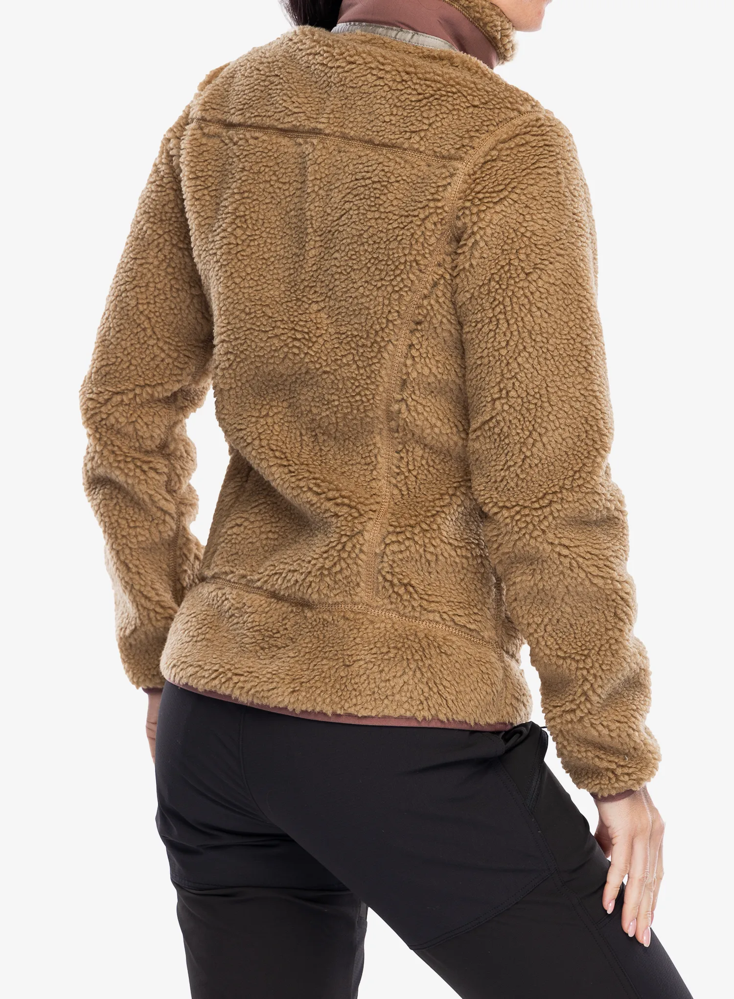 Фліска жіноча Patagonia Classic Retro-X Jacket - nest brown/dulse mauve