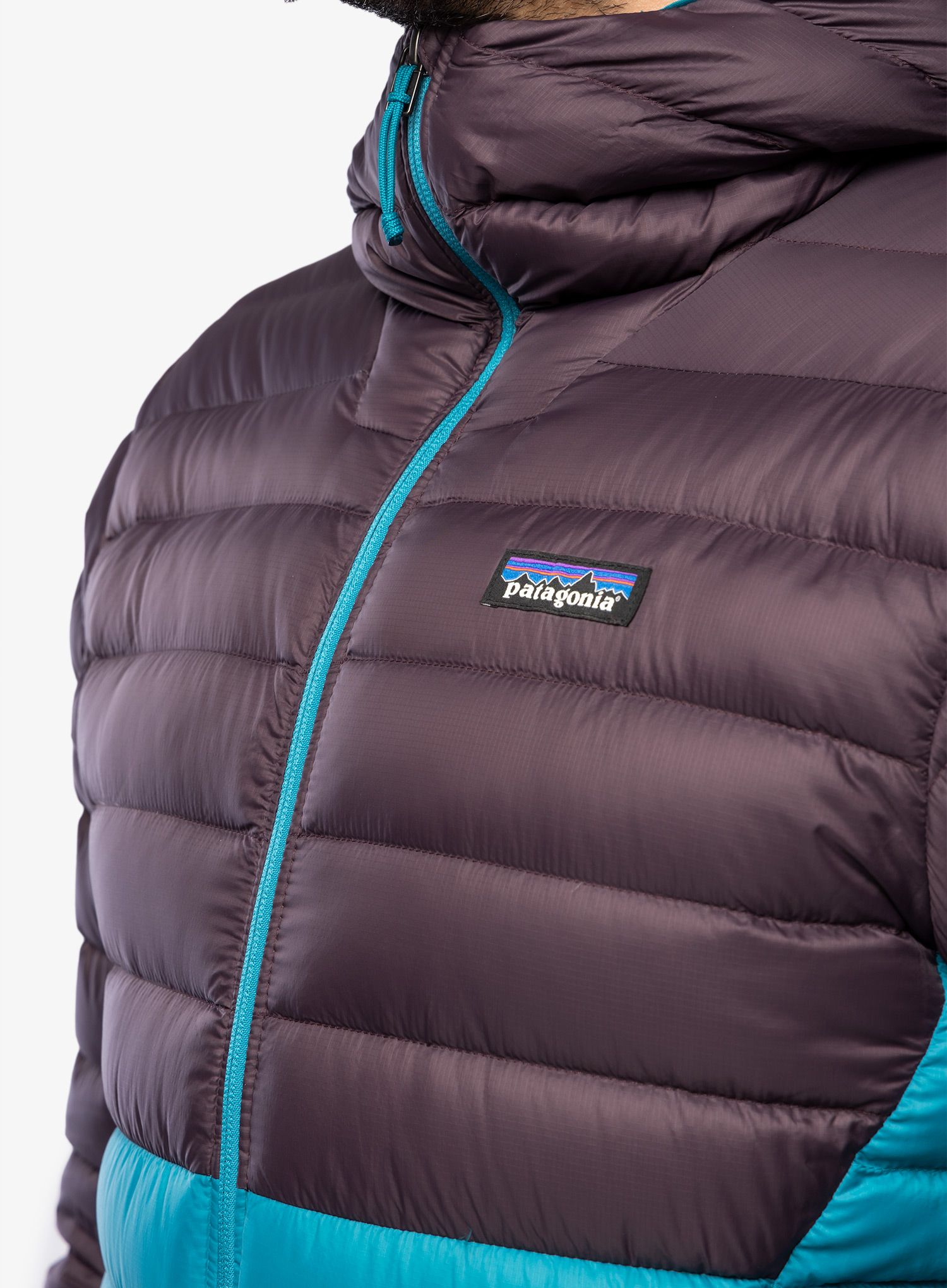 Пуховик Patagonia Down Sweater Hoody - belay blue