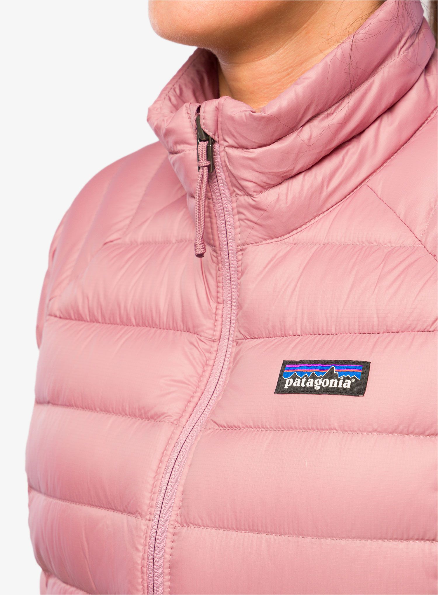 Пуховик жіноча Patagonia Down Sweater - evening mauve