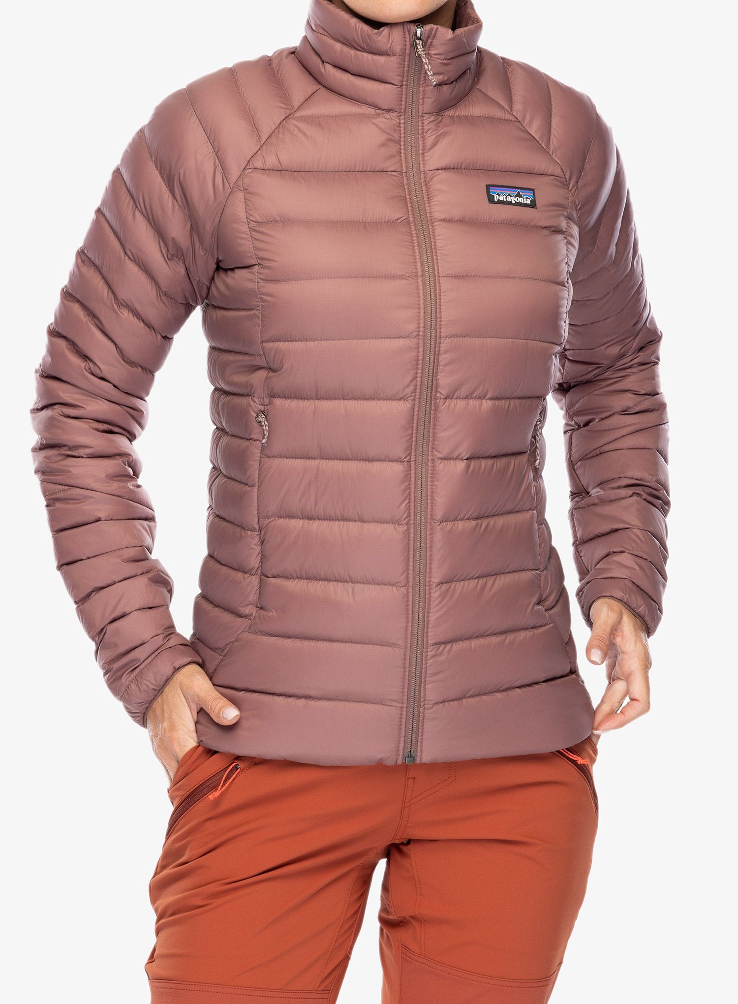 Пуховик жіноча Patagonia Down Sweater - dulse mauve