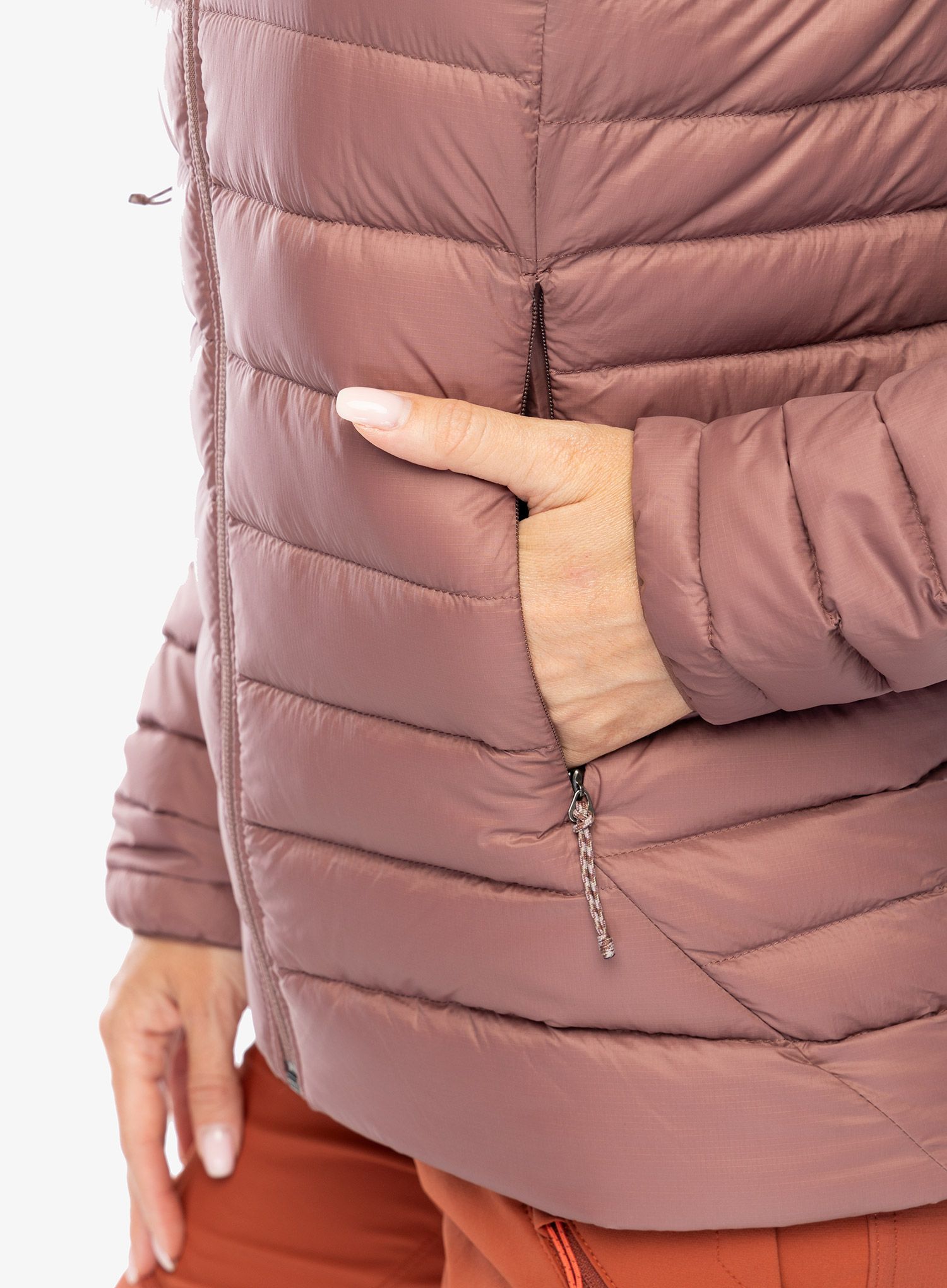 Пуховик жіноча Patagonia Down Sweater - dulse mauve