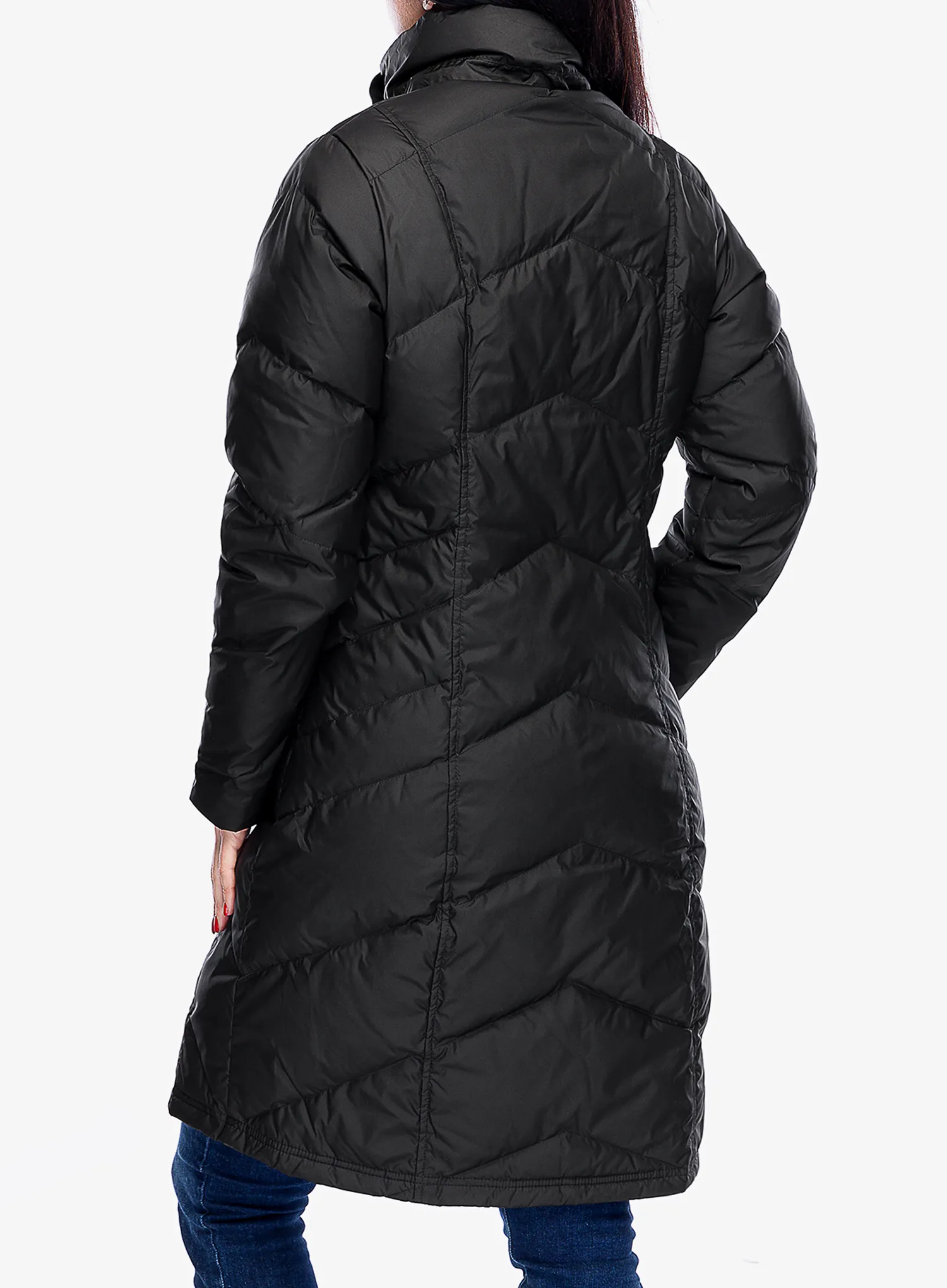 Плащ пуховий жіночий Patagonia Down With It Parka - black