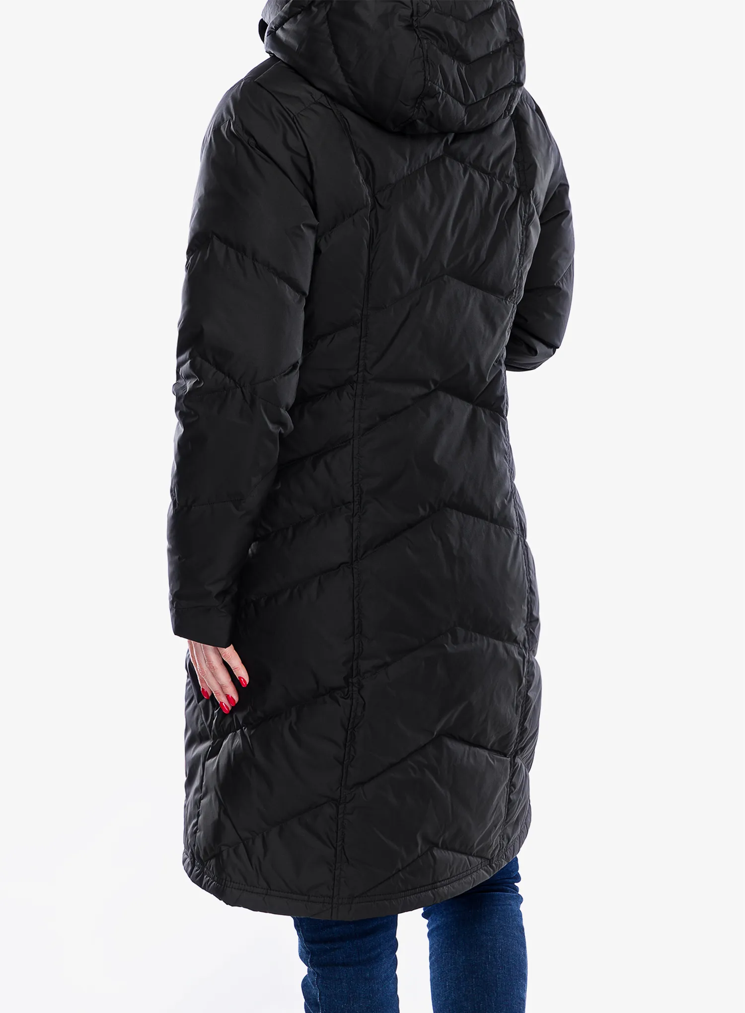 Плащ пуховий жіночий Patagonia Down With It Parka - black
