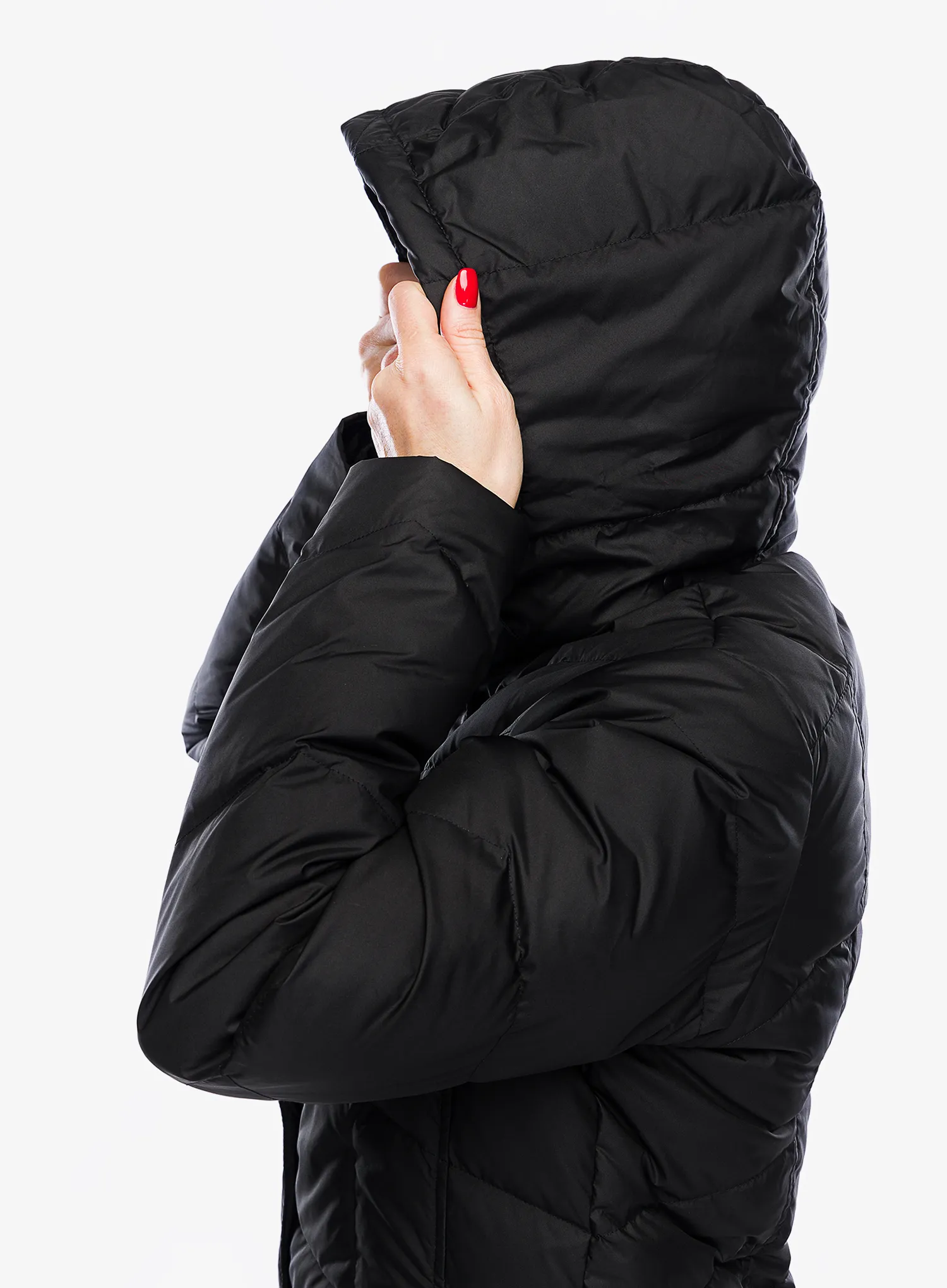Плащ пуховий жіночий Patagonia Down With It Parka - black