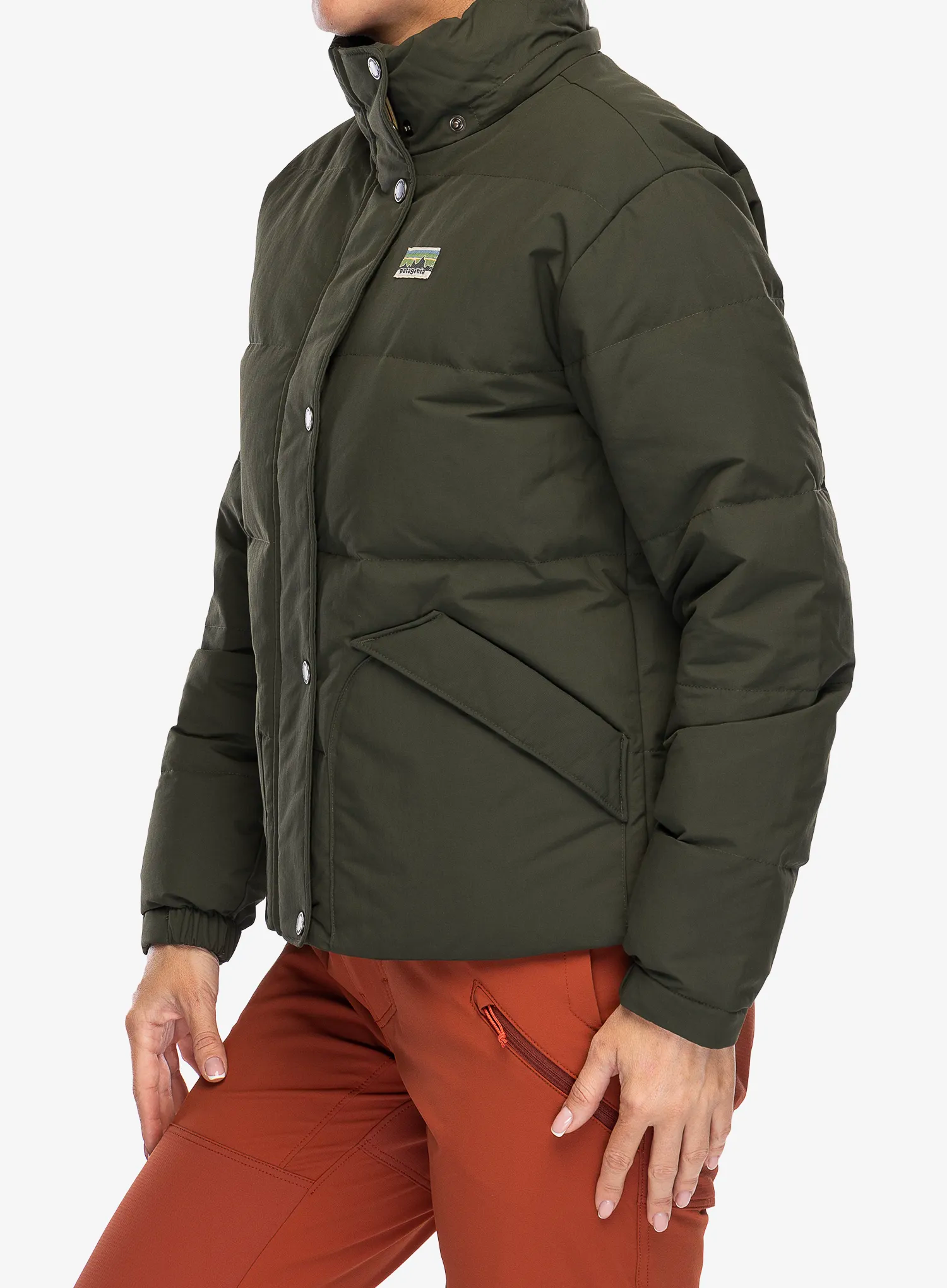 Пуховик жіноча Patagonia Downdrift Jacket - pine needle green
