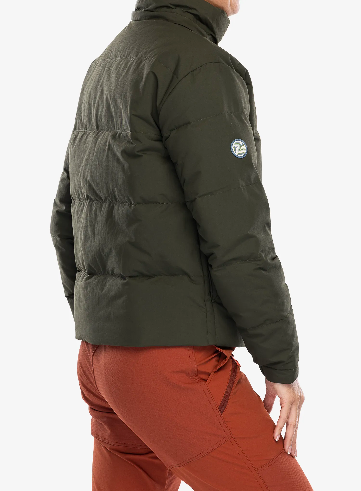 Пуховик жіноча Patagonia Downdrift Jacket - pine needle green