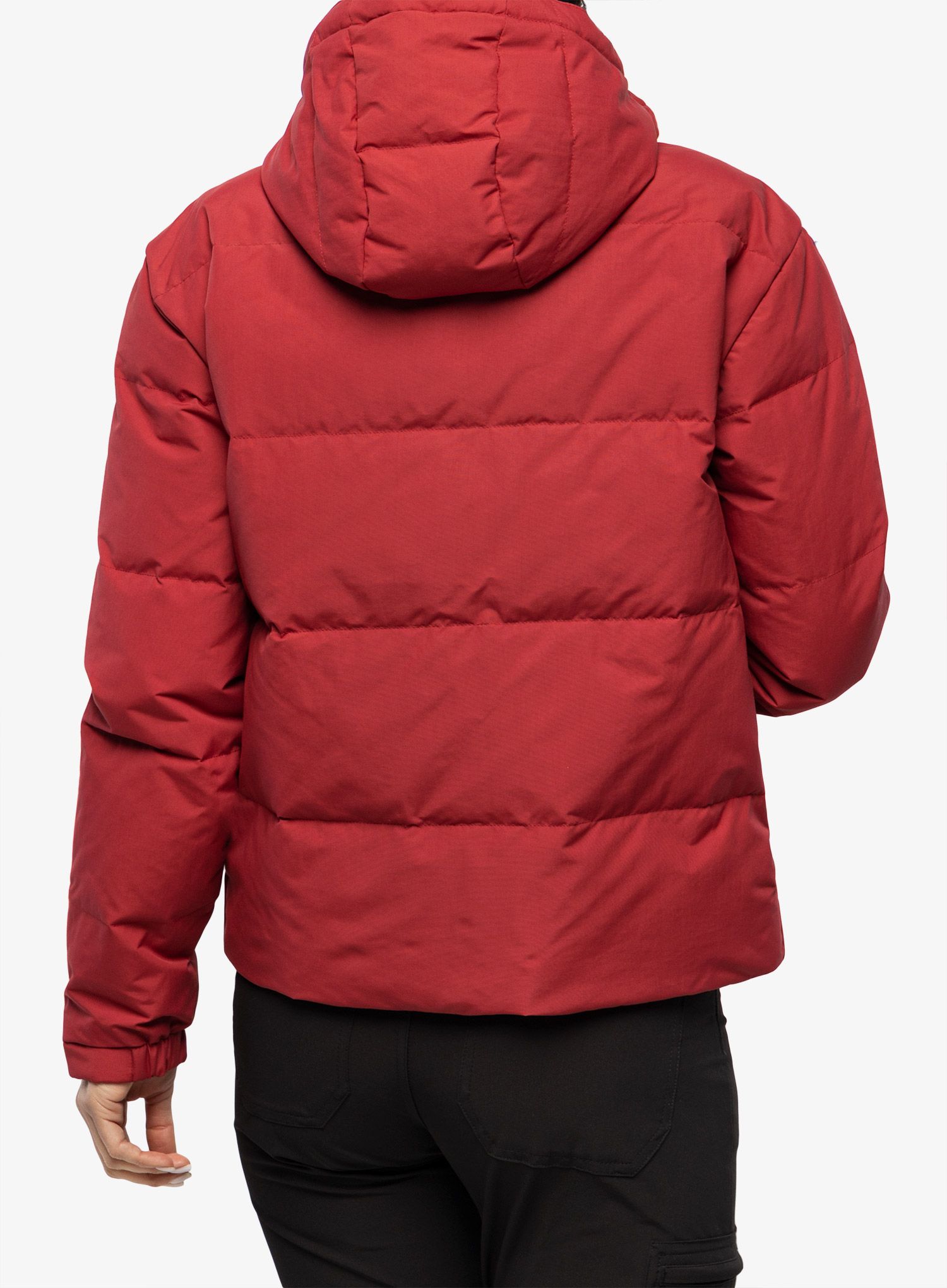 Пуховик жіноча Patagonia Downdrift Jacket - wax red