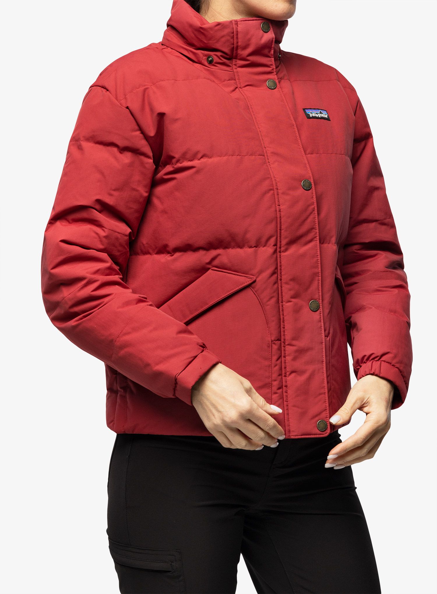 Пуховик жіноча Patagonia Downdrift Jacket - wax red