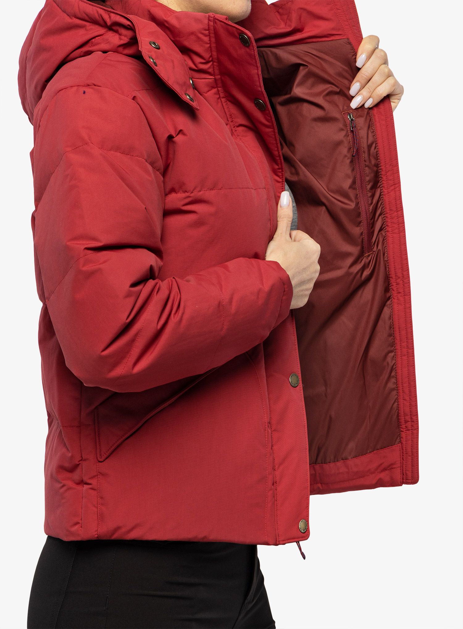 Пуховик жіноча Patagonia Downdrift Jacket - wax red