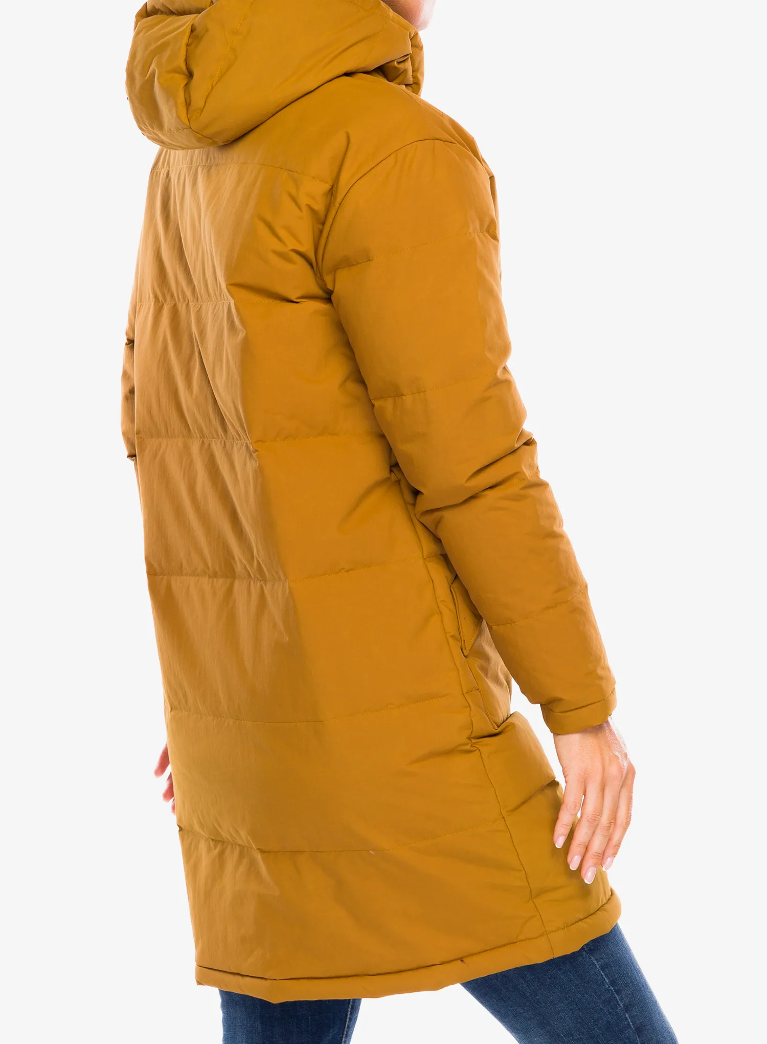 Плащ пуховий Patagonia Downdrift Parka - shelter brown