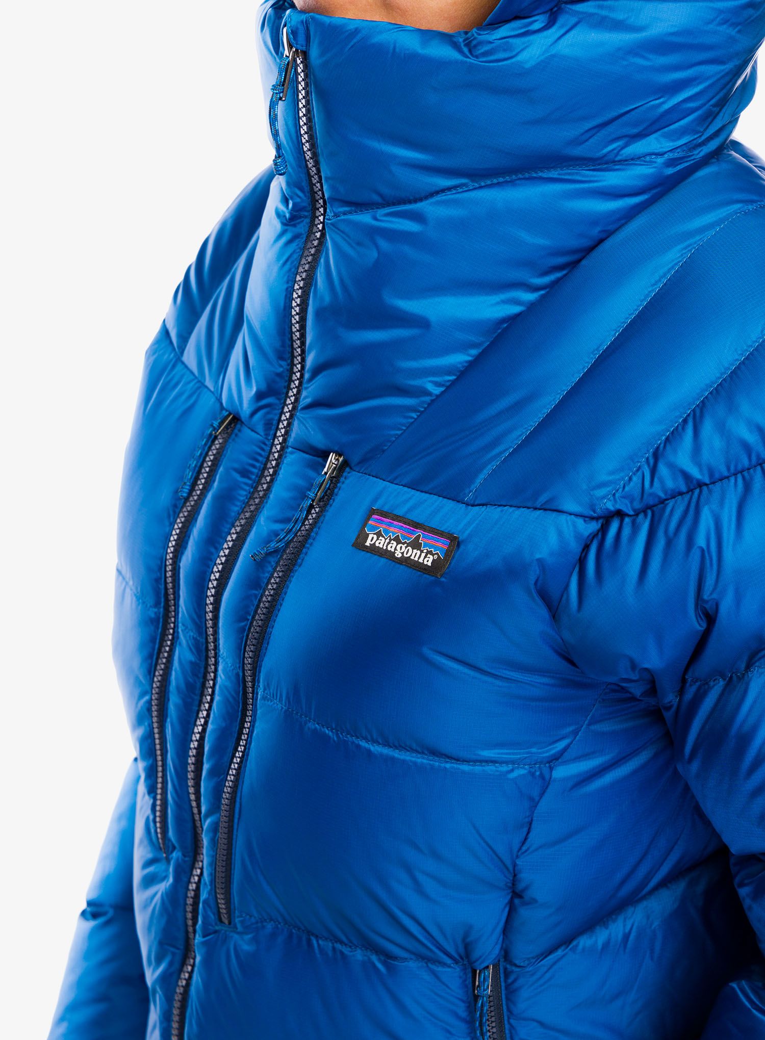 Пуховик жіноча Patagonia Fitz Roy Down Hoody - endles blue