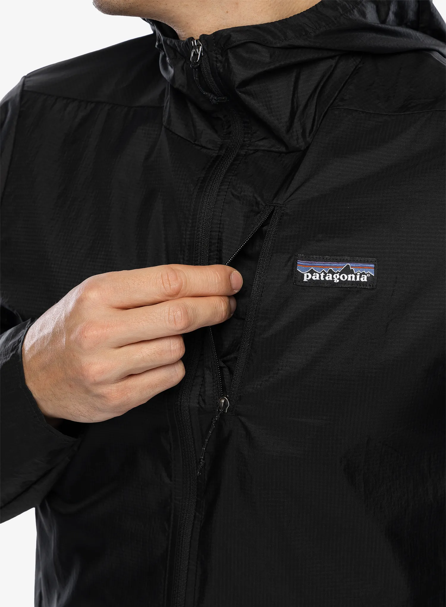 Куртка для бігу Patagonia Houdini Jacket - black | 8a.ua