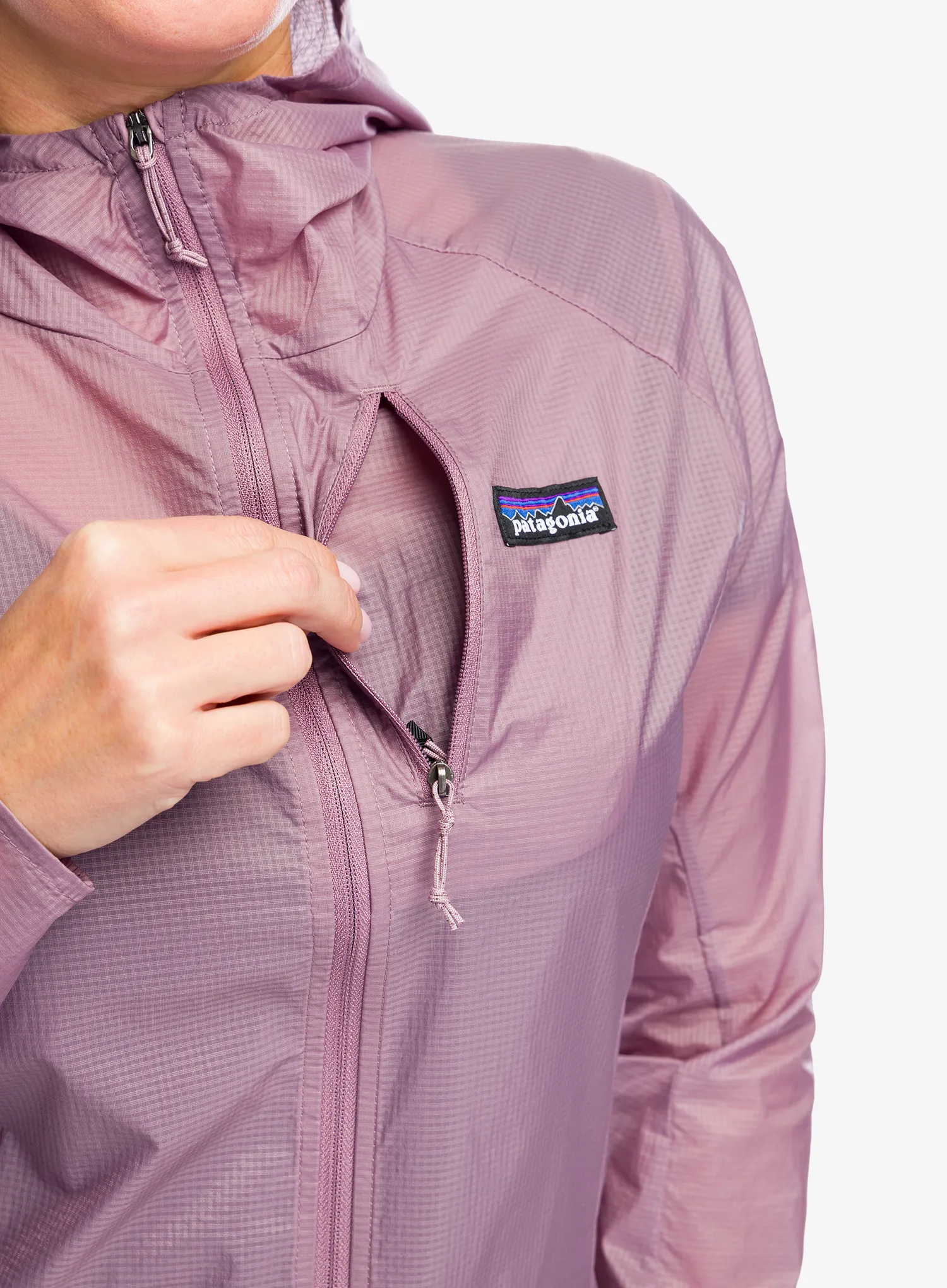 Куртка для бігу жіноча Patagonia Houdini Jacket - stormy mauve