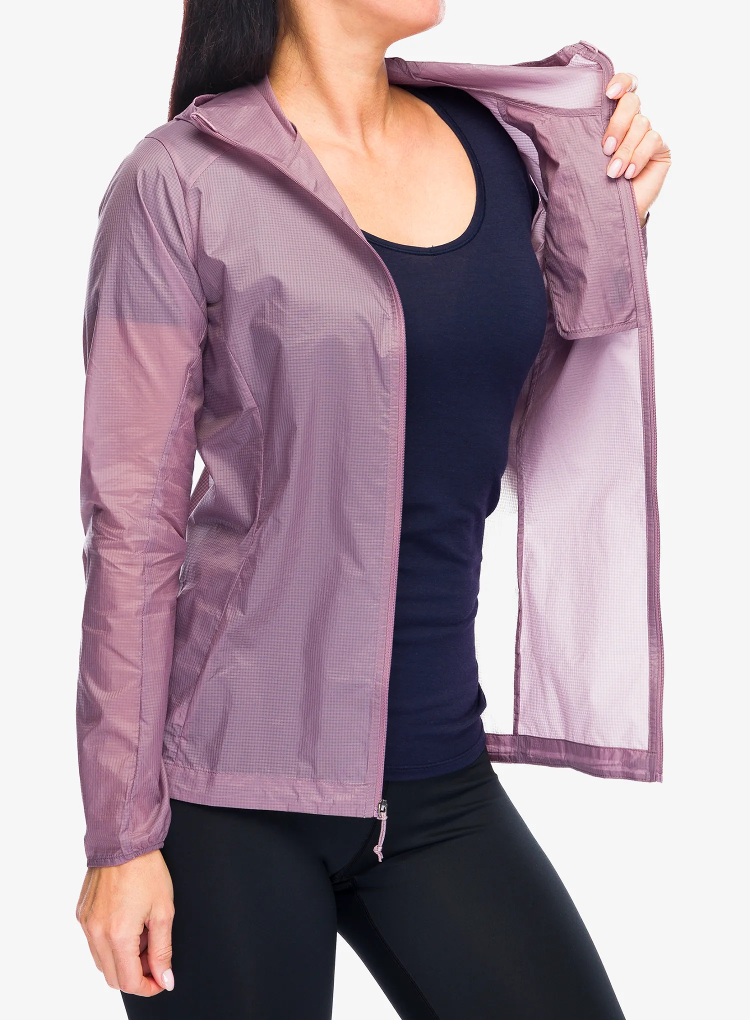 Куртка для бігу жіноча Patagonia Houdini Jacket - stormy mauve