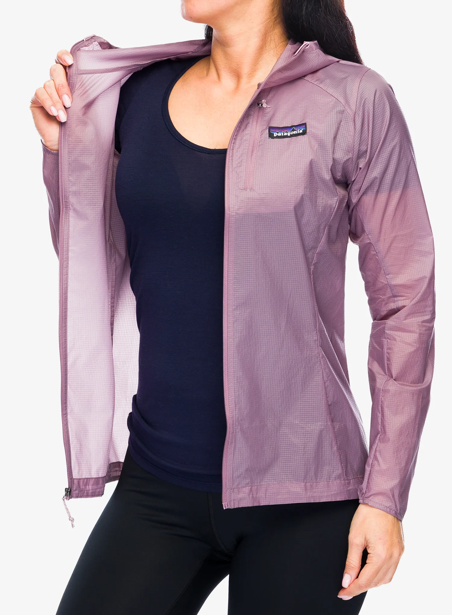 Куртка для бігу жіноча Patagonia Houdini Jacket - stormy mauve