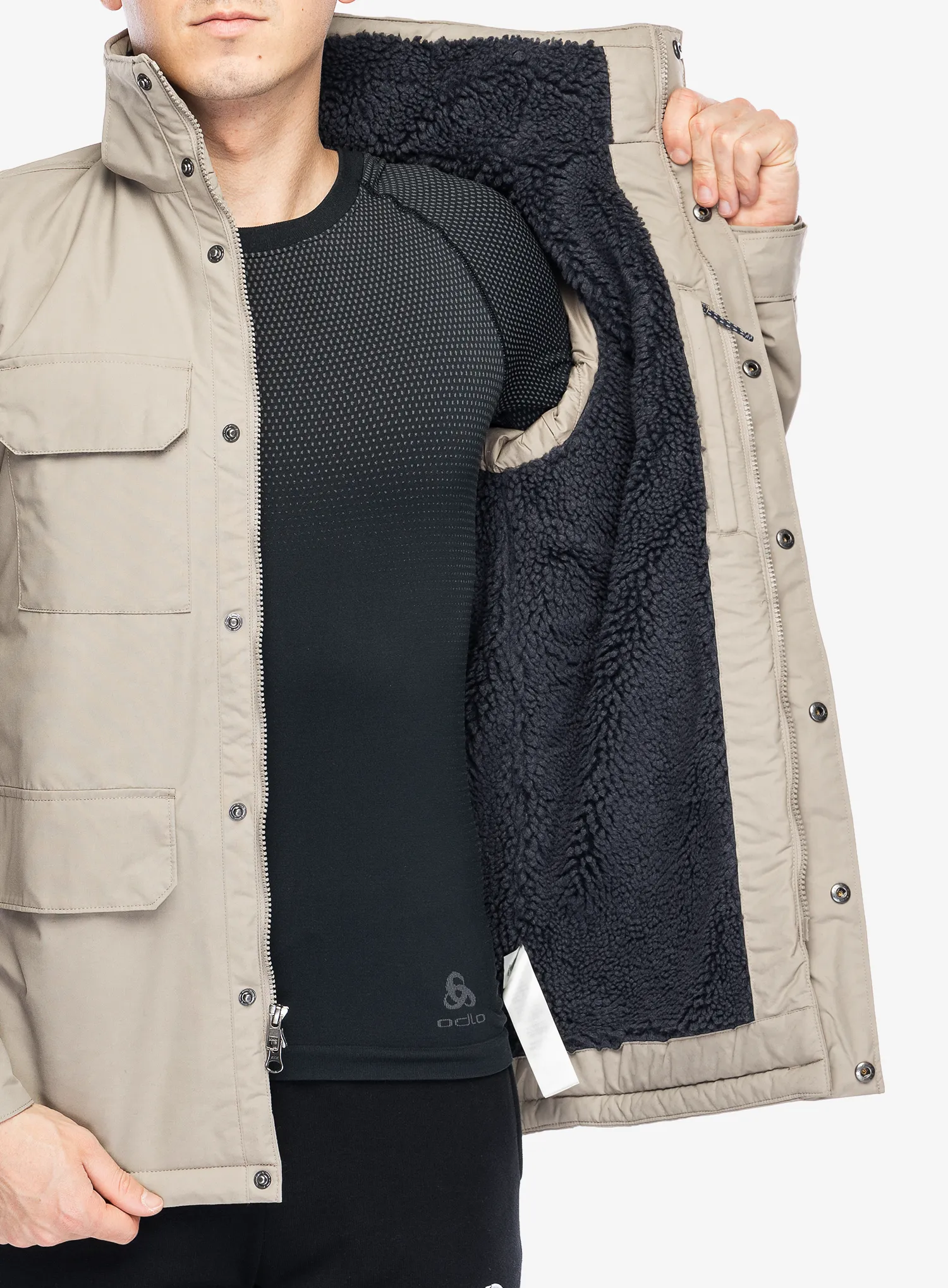 Куртка утеплена Patagonia Isthmus Parka - seabird grey