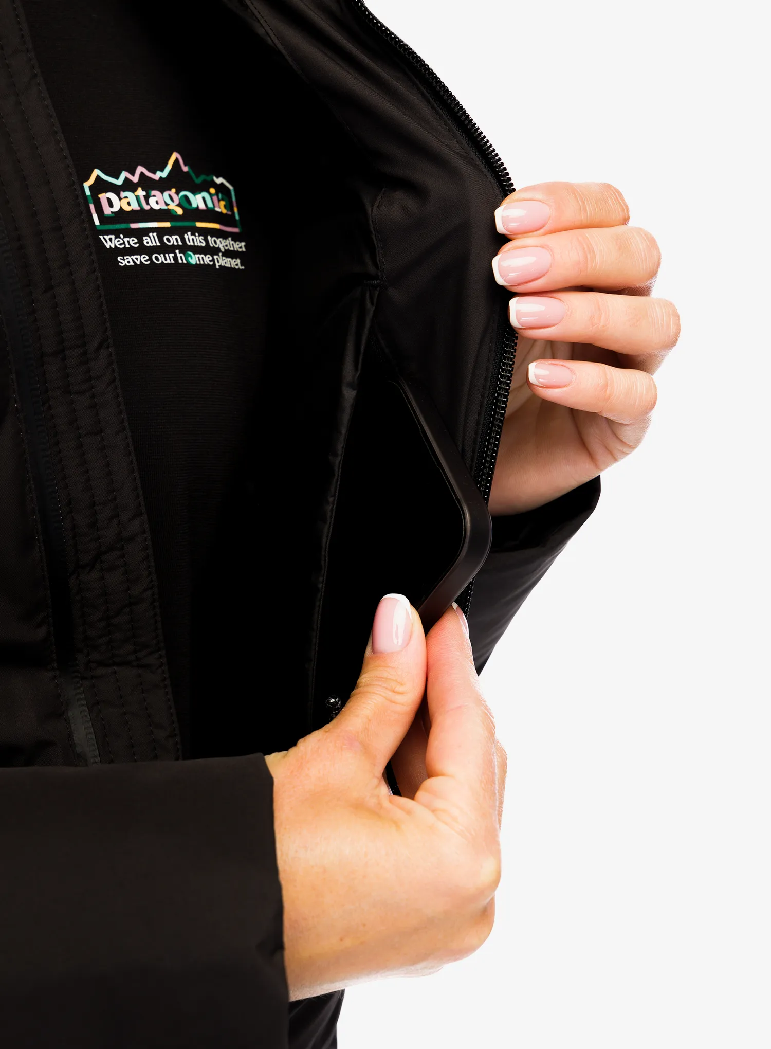Плащ пуховий жіночий Patagonia Jackson Glacier Parka - black