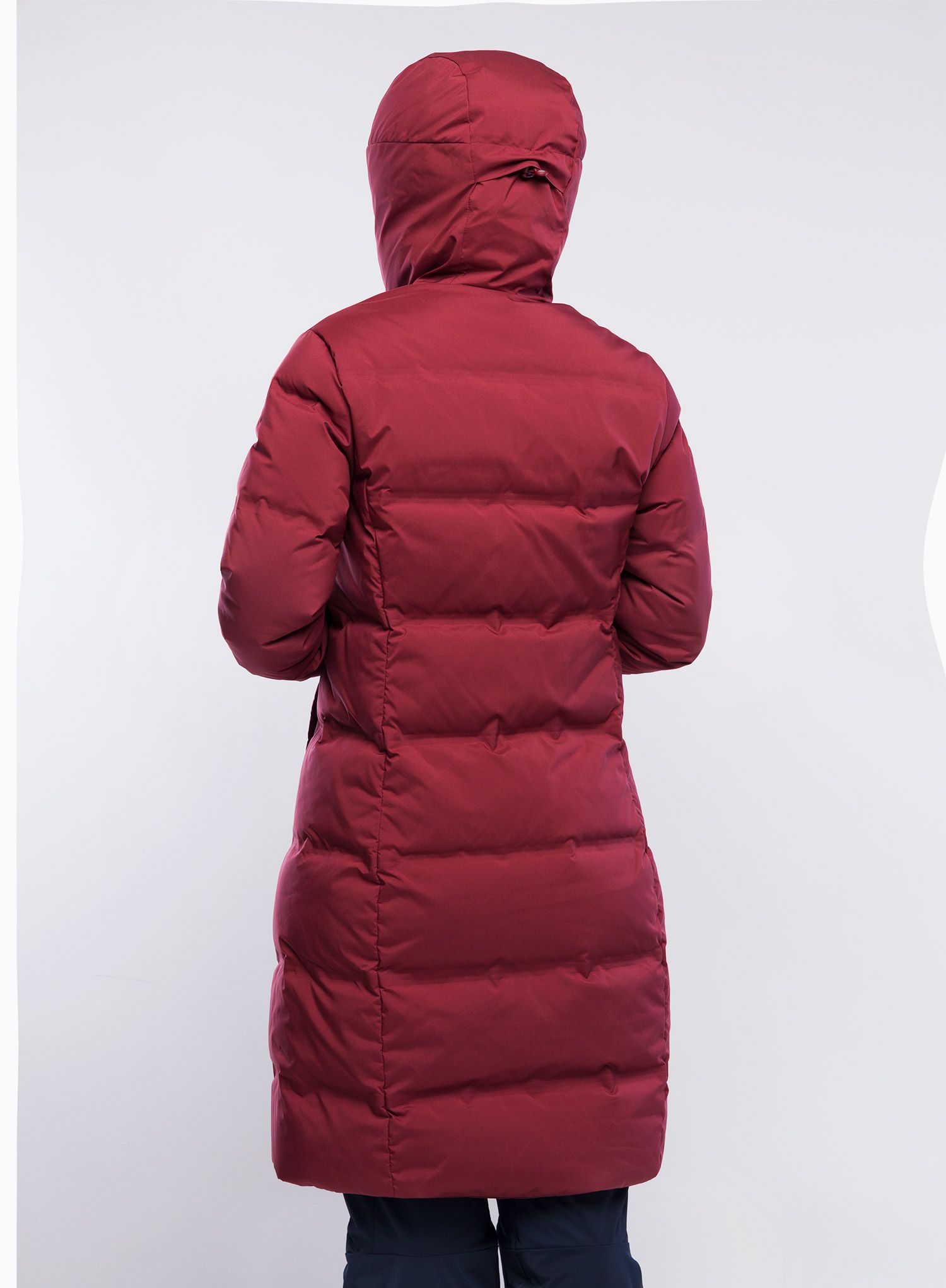 Плащ пуховий жіночий Patagonia Jackson Glacier Parka - carmine red
