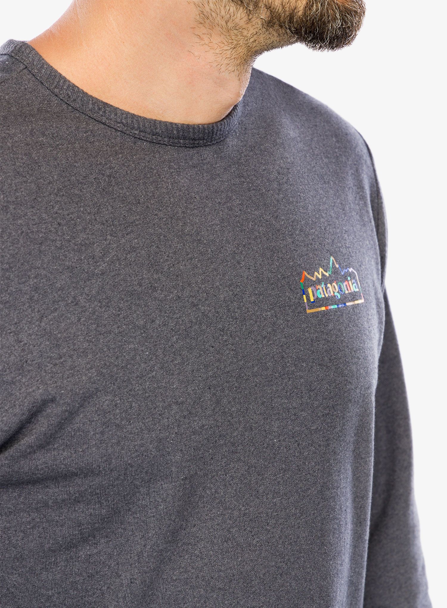 Кофта без каптура Patagonia LW Unity Fitz Wildrise Crew - ink black