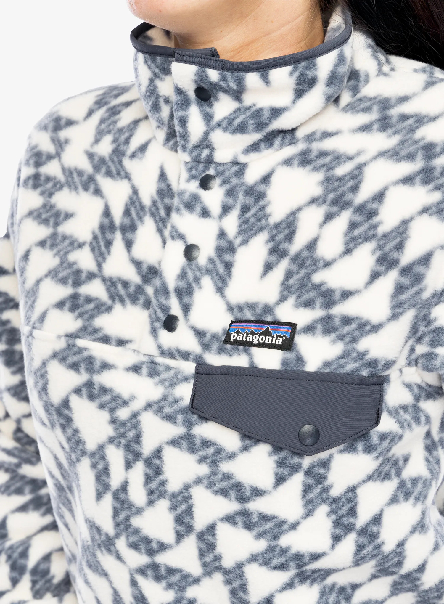 Кофта флісова жіноча Patagonia Lightweight Synch Snap-T Pullover - synched flight small natural