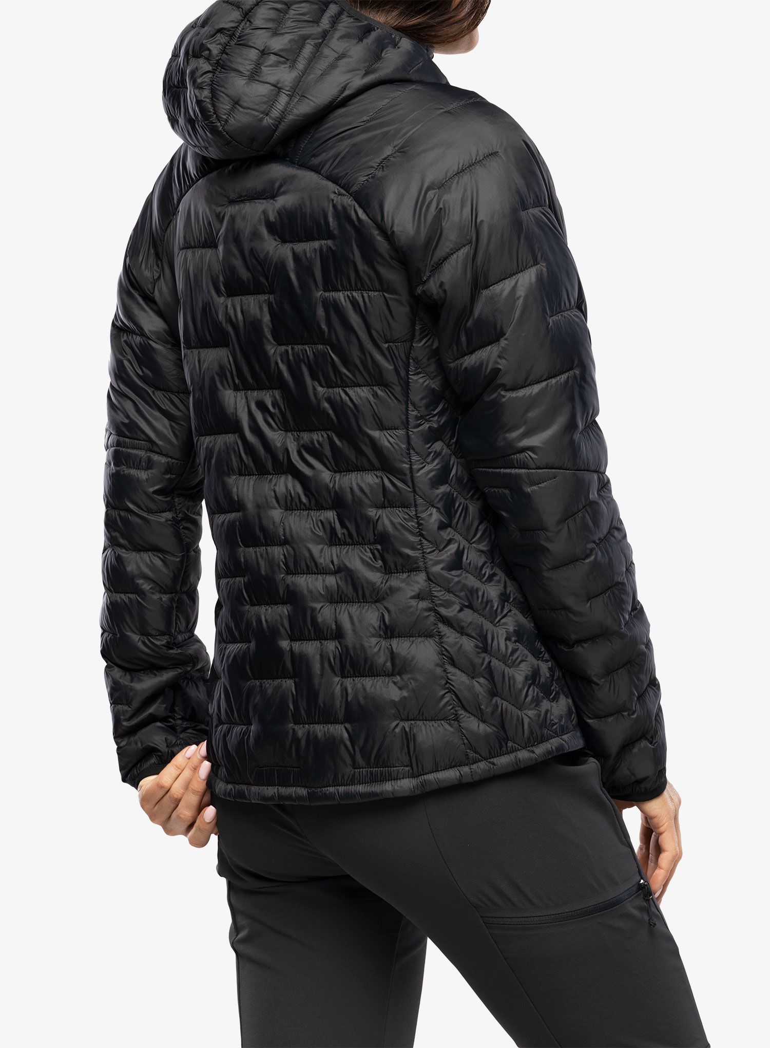 Куртка утеплена жіноча Patagonia Micro Puff Hoody - black