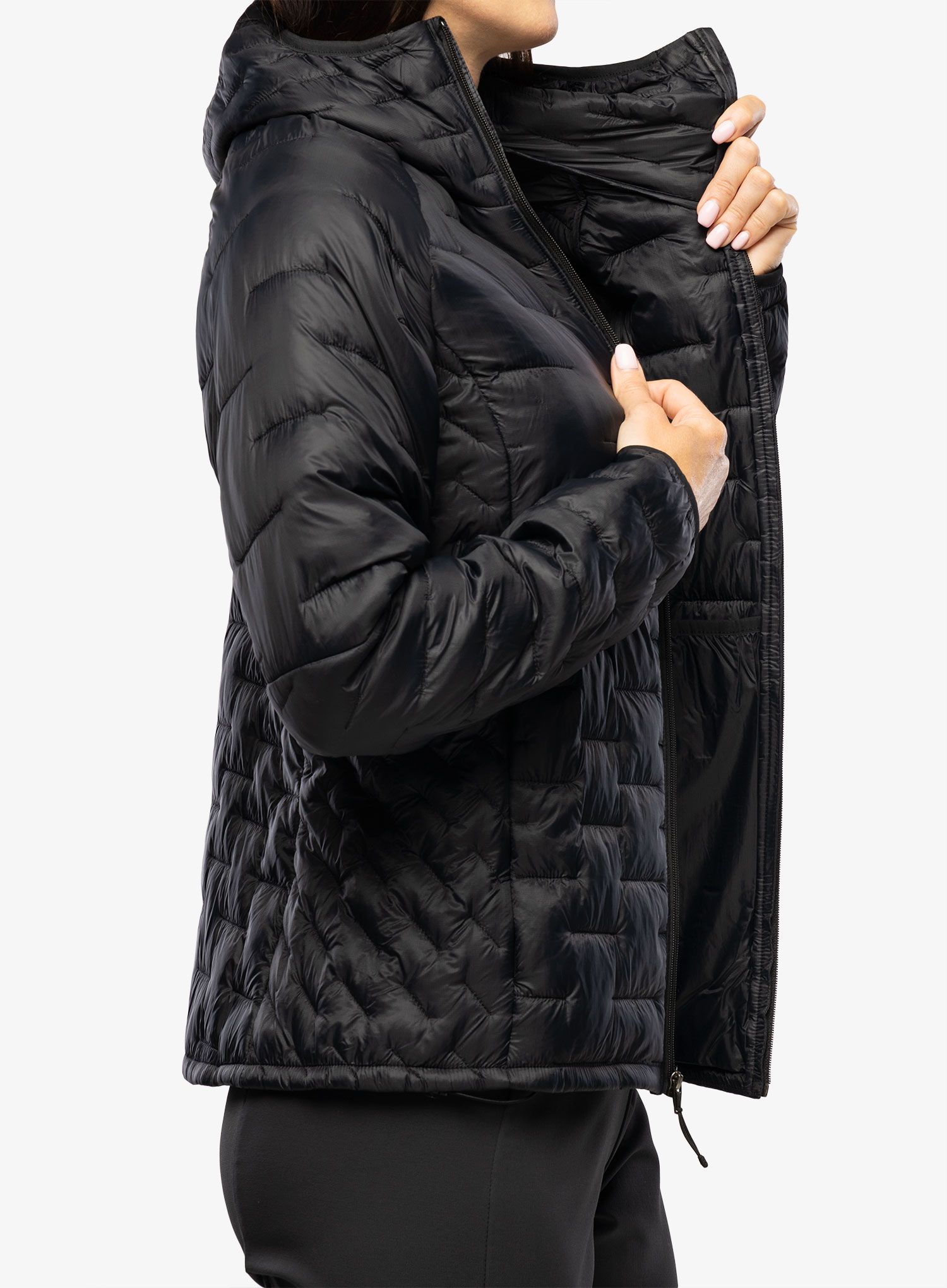 Куртка утеплена жіноча Patagonia Micro Puff Hoody - black