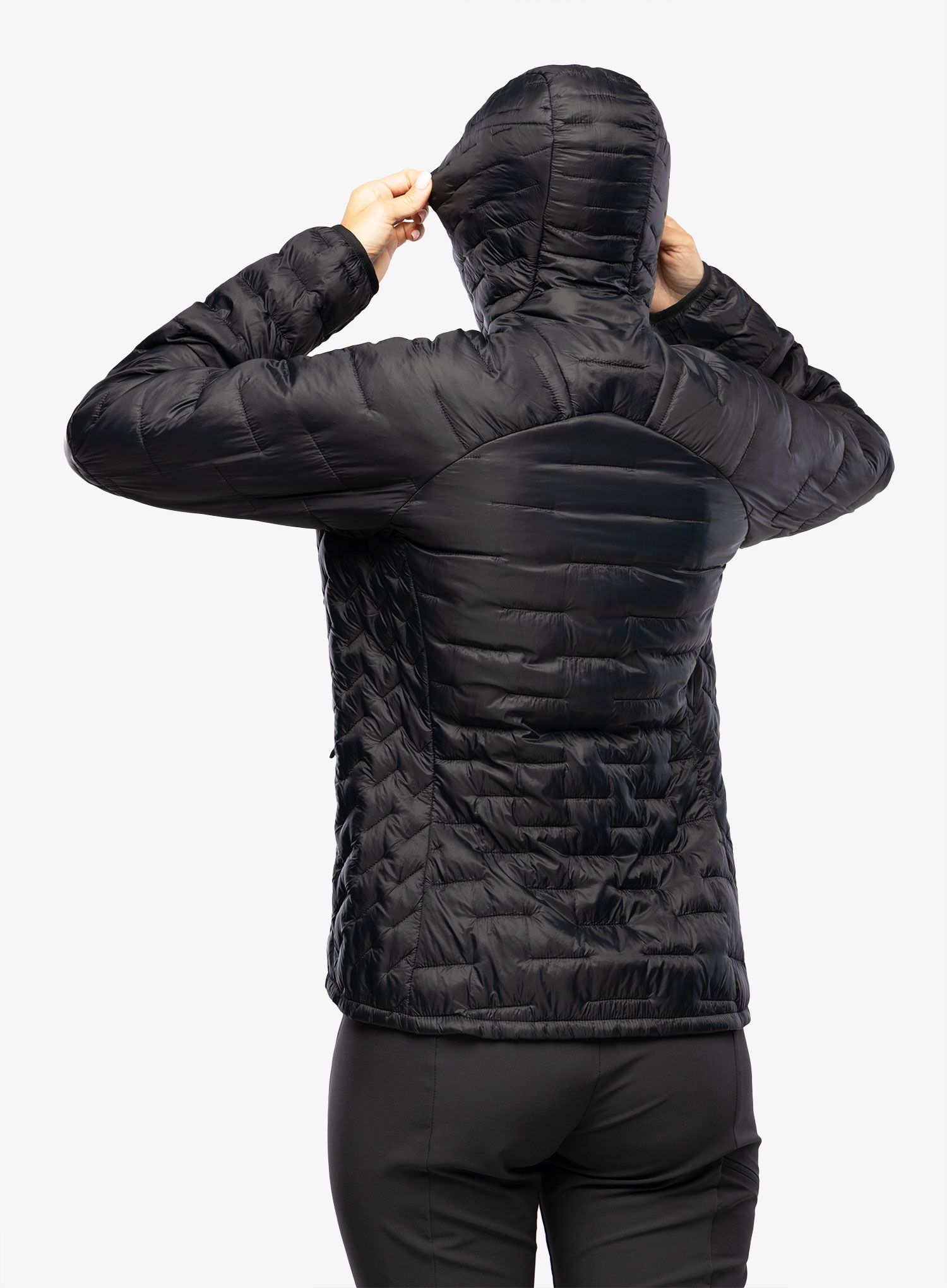 Куртка утеплена жіноча Patagonia Micro Puff Hoody - black