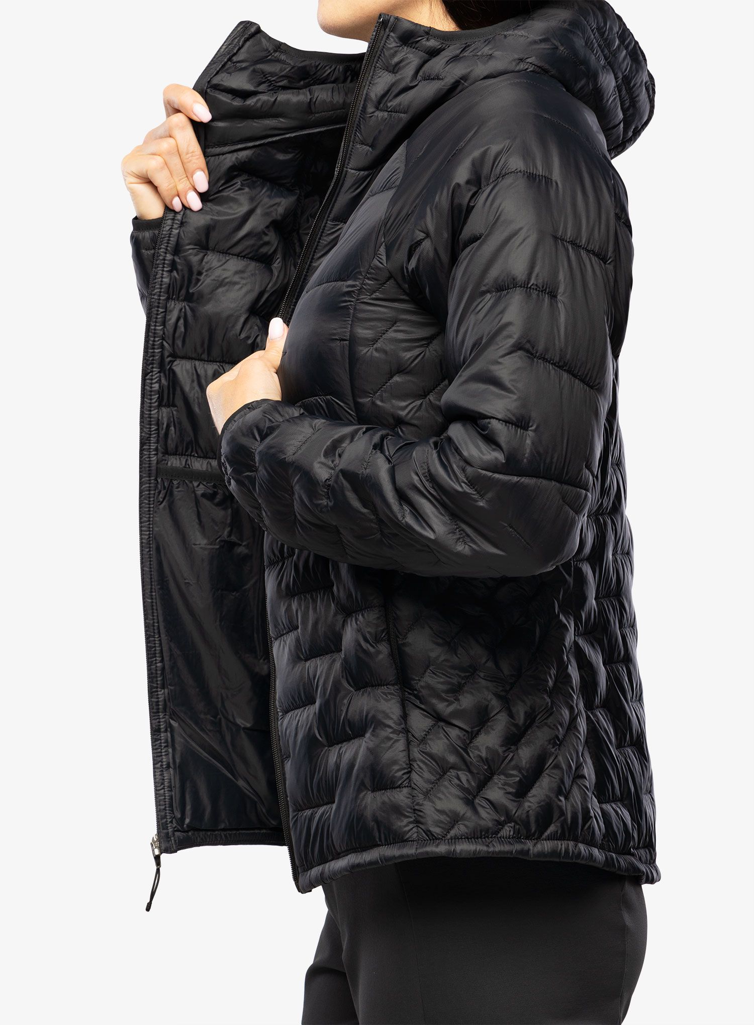 Куртка утеплена жіноча Patagonia Micro Puff Hoody - black