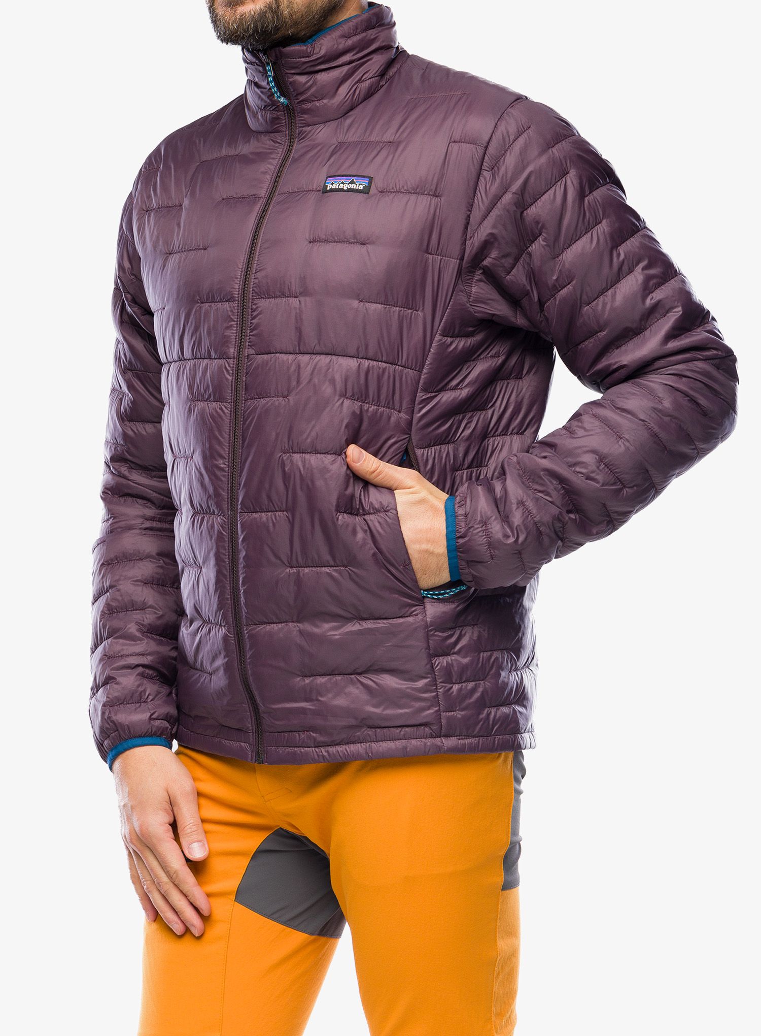 Куртка утеплена Patagonia Micro Puff Jacket - obsidian plum