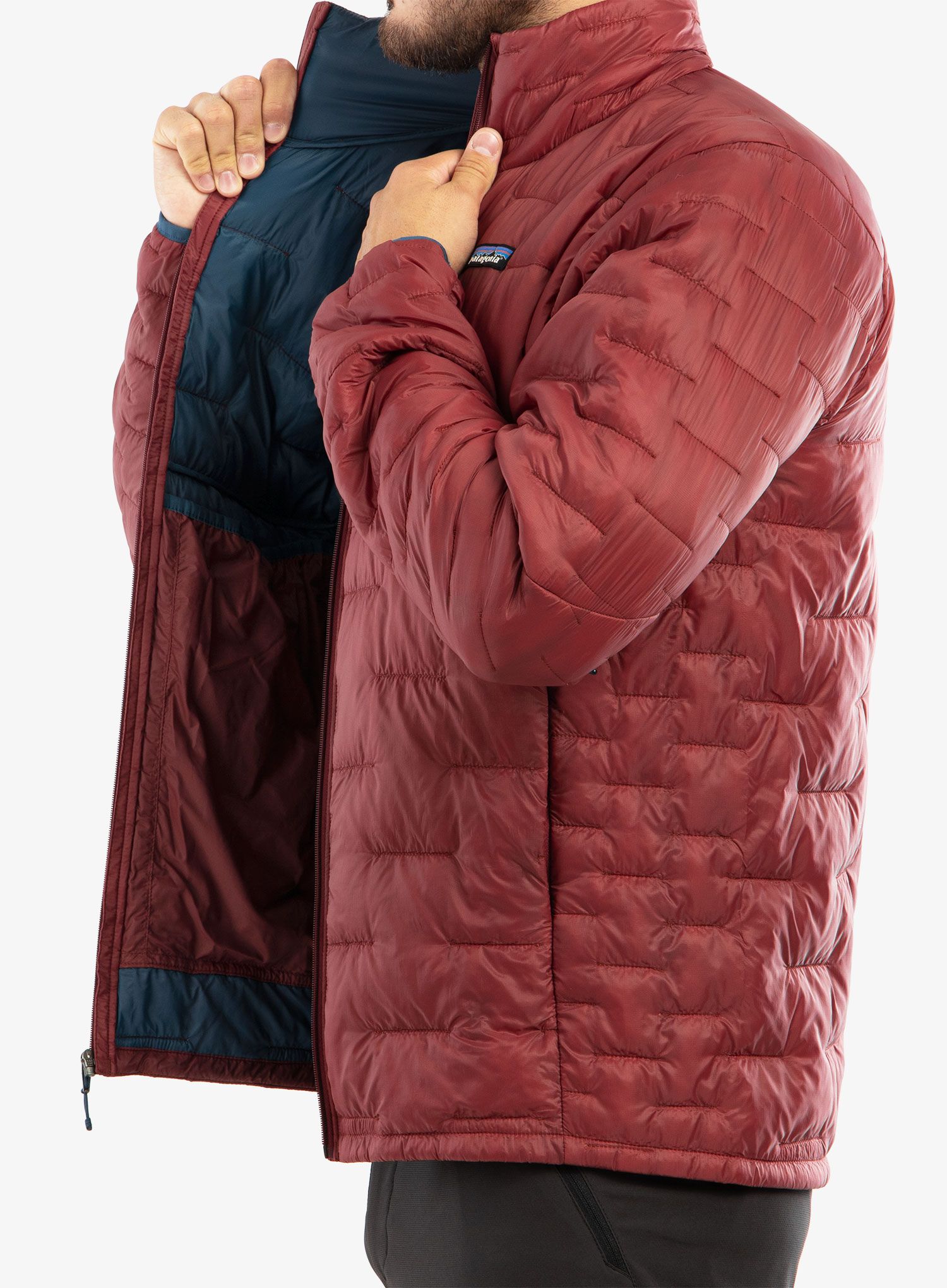 Куртка утеплена Patagonia Micro Puff Jacket - sequoia red