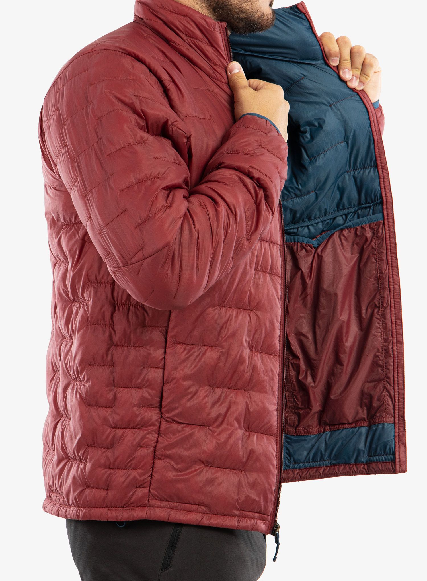 Куртка утеплена Patagonia Micro Puff Jacket - sequoia red